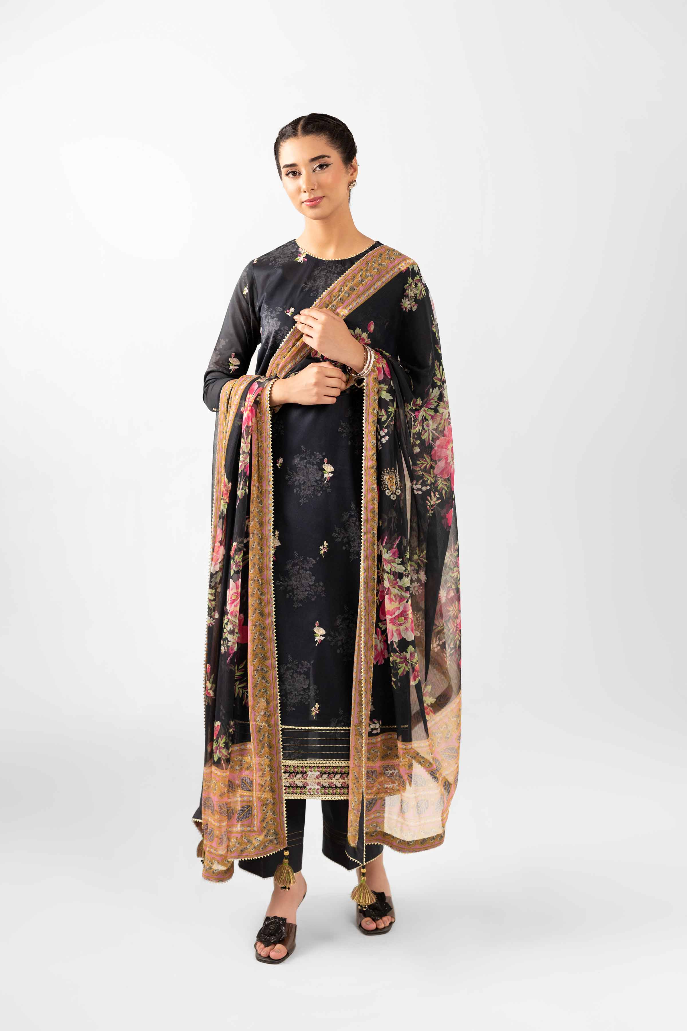 2 Piece - Digital Printed Embroidered Suit - 42502074 for Women - Unstitched Collection | Nishat | Shop Online