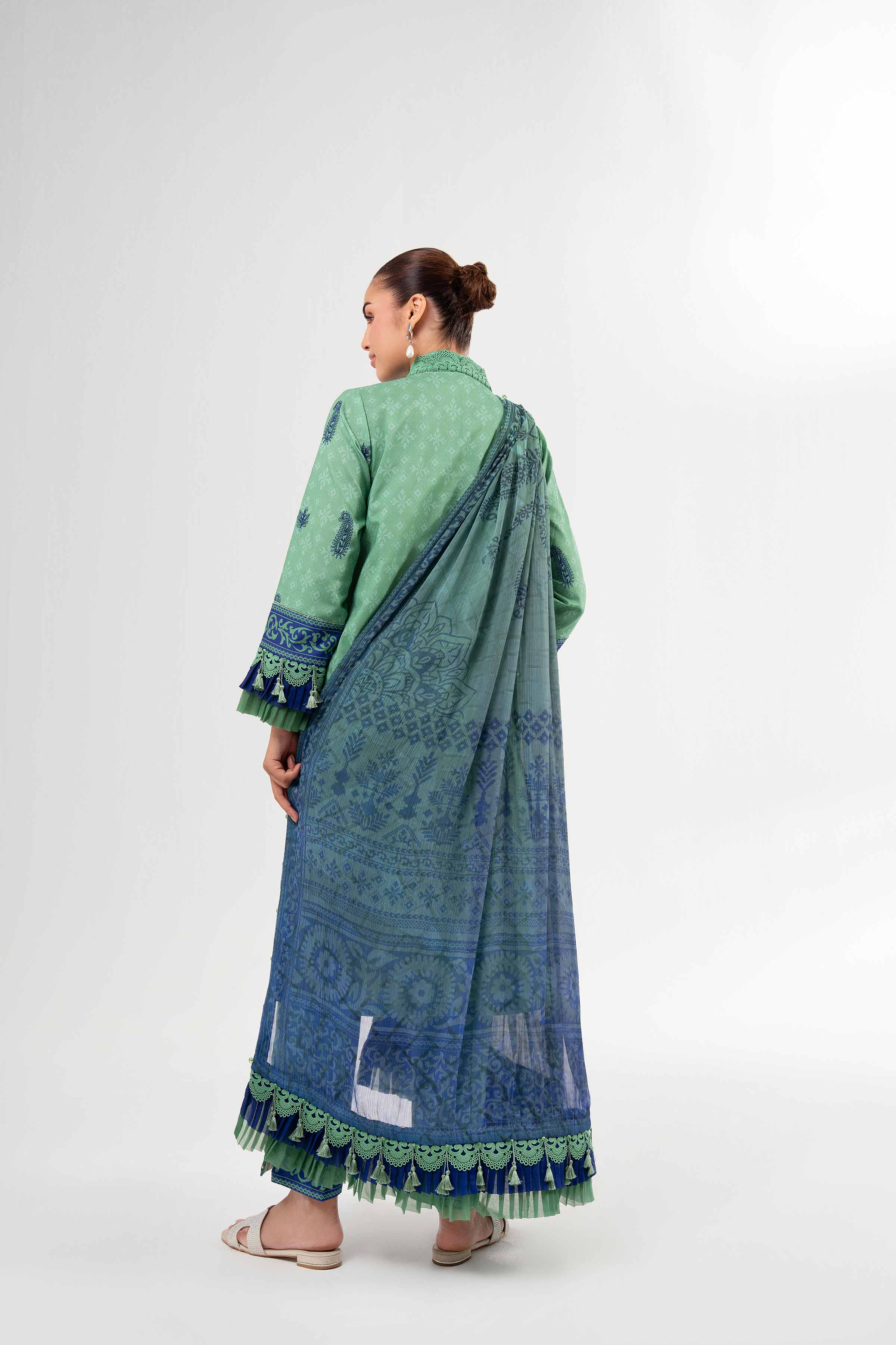 2 Piece - Digital Printed Embroidered Suit - 42502075 for Women - Unstitched Collection | Nishat | Shop Online