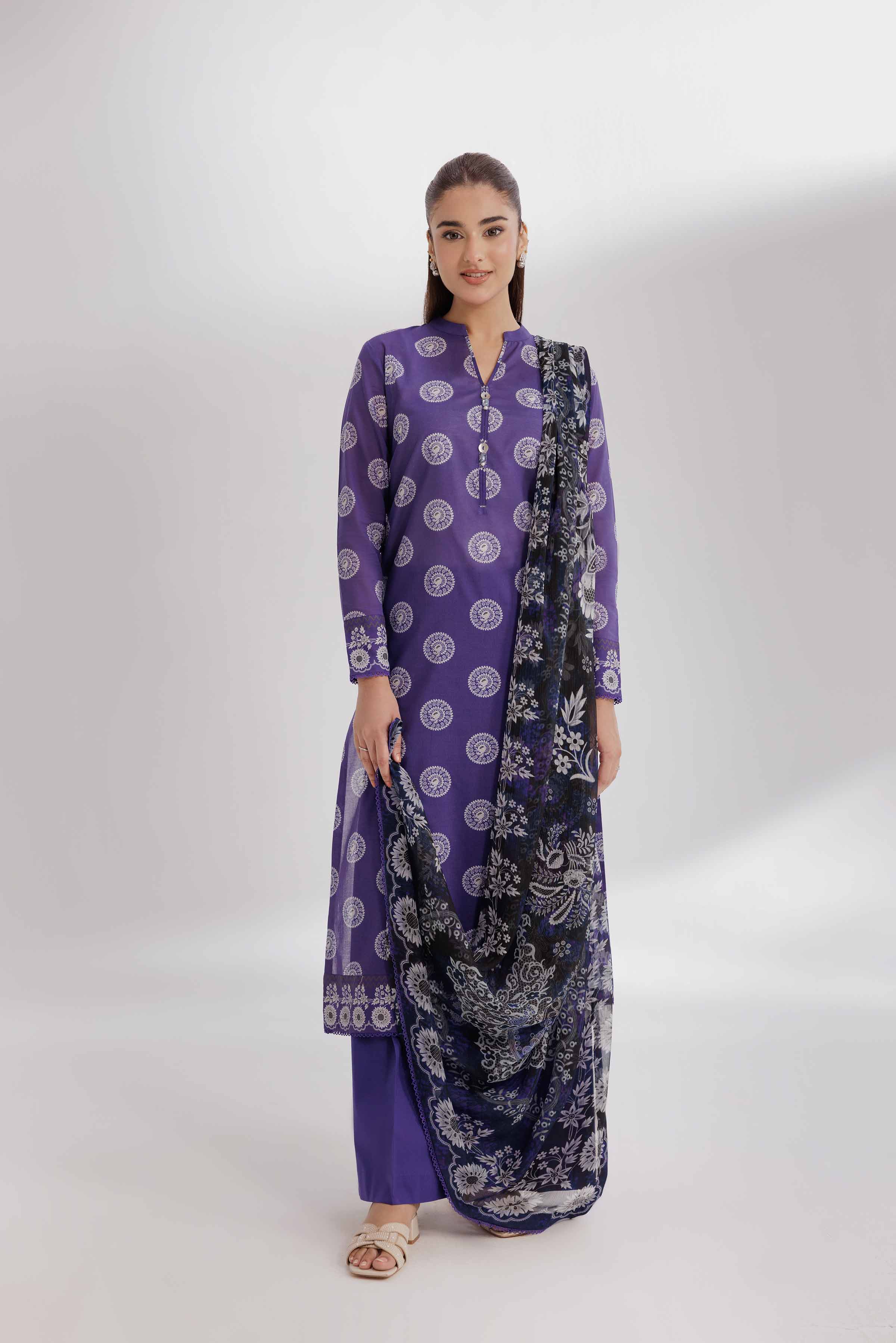 2 Piece - Digital Printed Suit - 42502080 for Women - Unstitched Collection | Nishat | Shop Online
