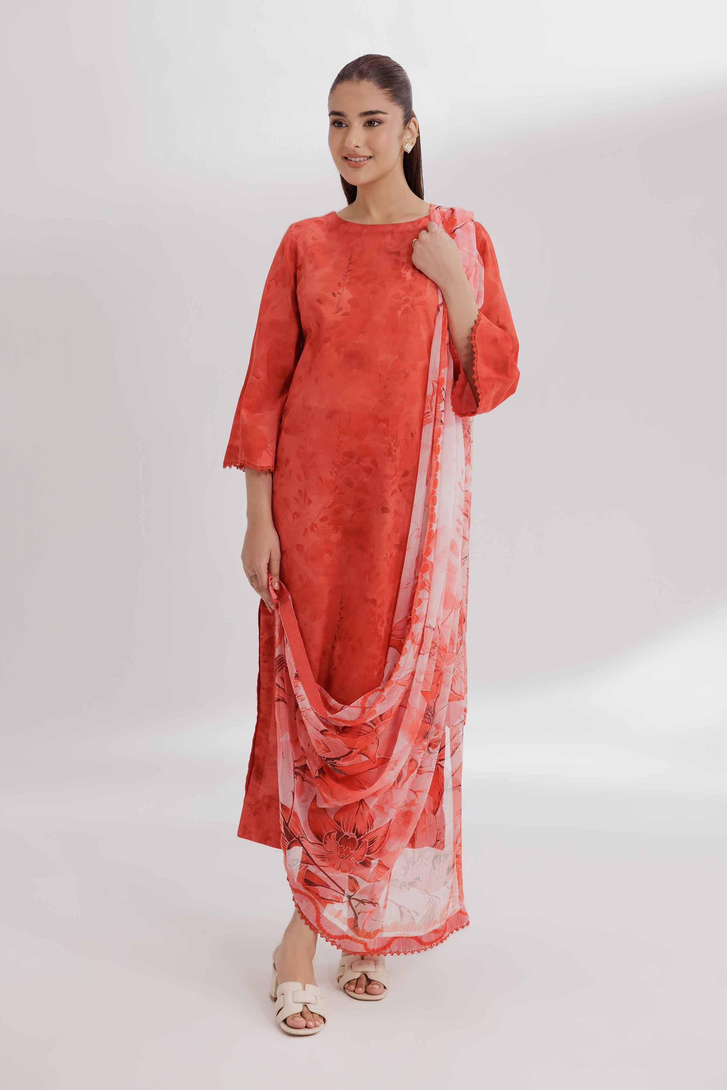 2 Piece - Digital Printed Suit - 42502081 for Women - Unstitched Collection | Nishat | Shop Online