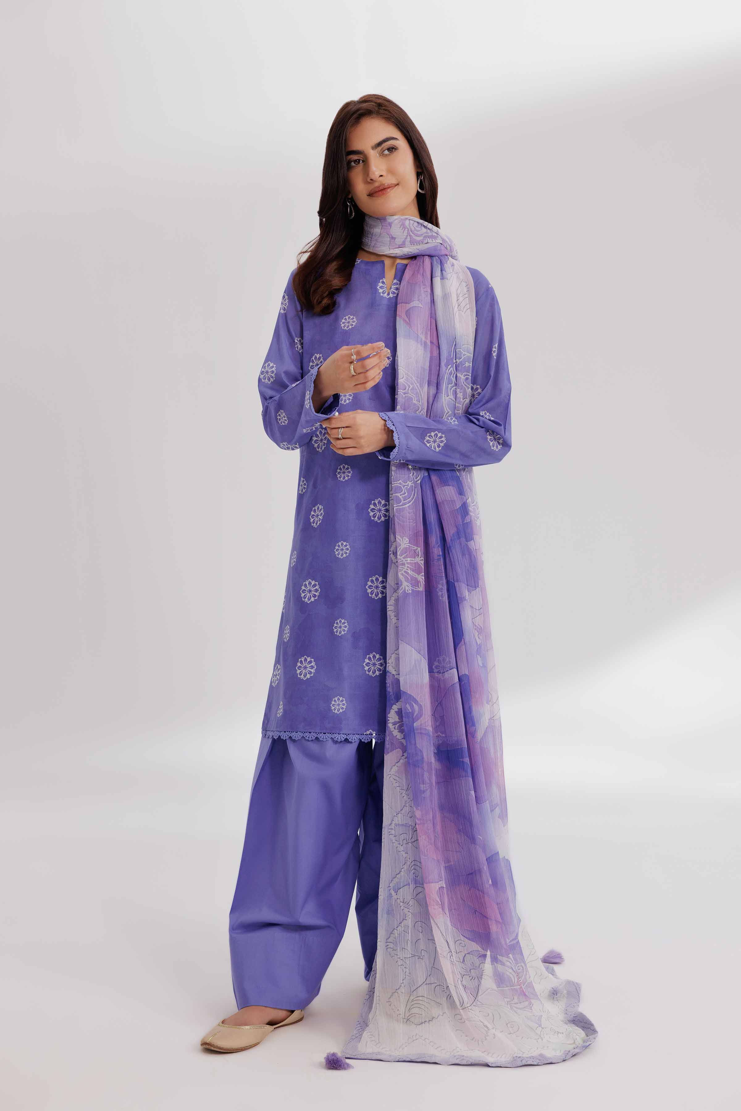 2 Piece - Digital Printed Suit - 42502083 for Women - Unstitched Collection | Nishat | Shop Online