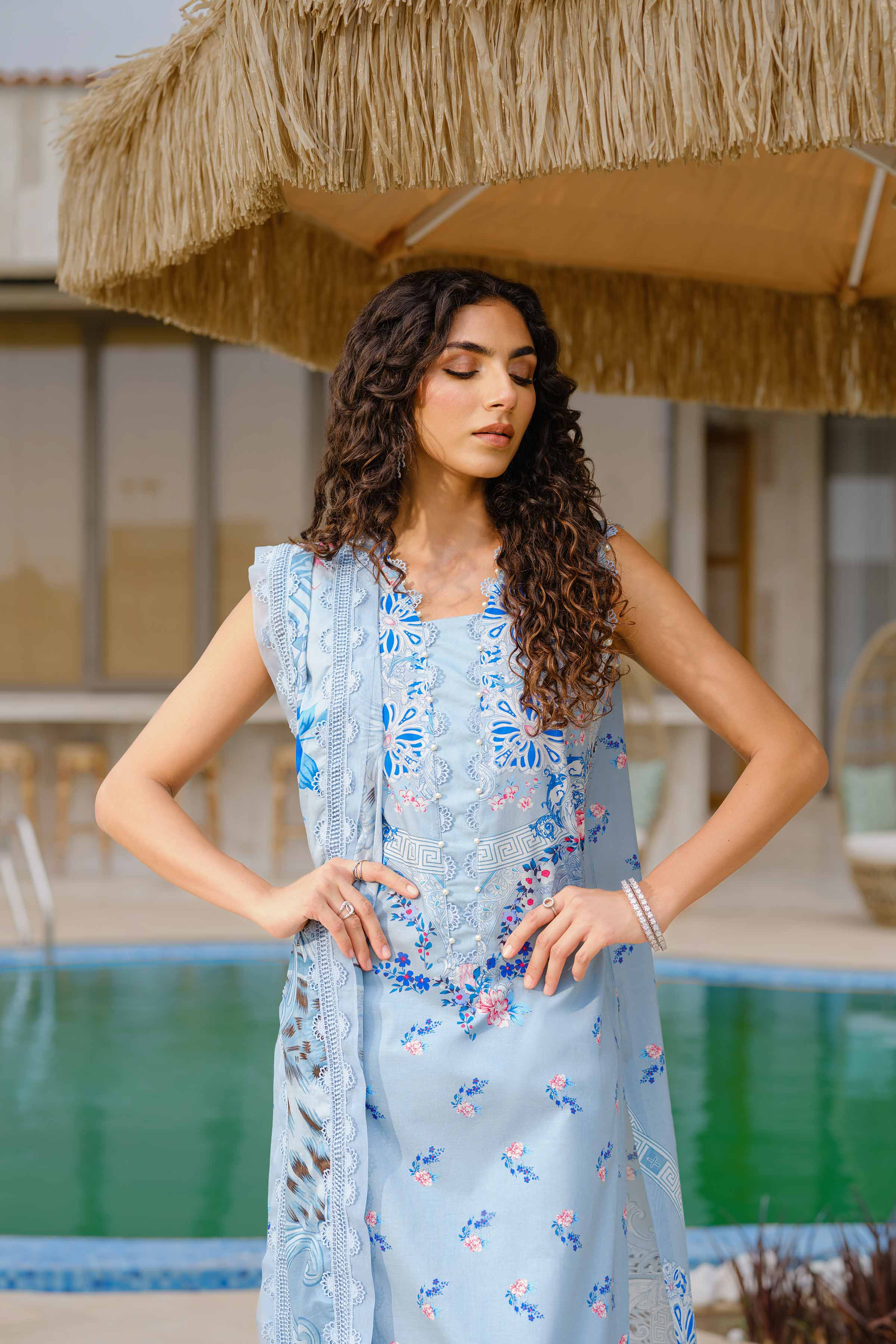 3 Piece - Digital Printed Suit - 42502086