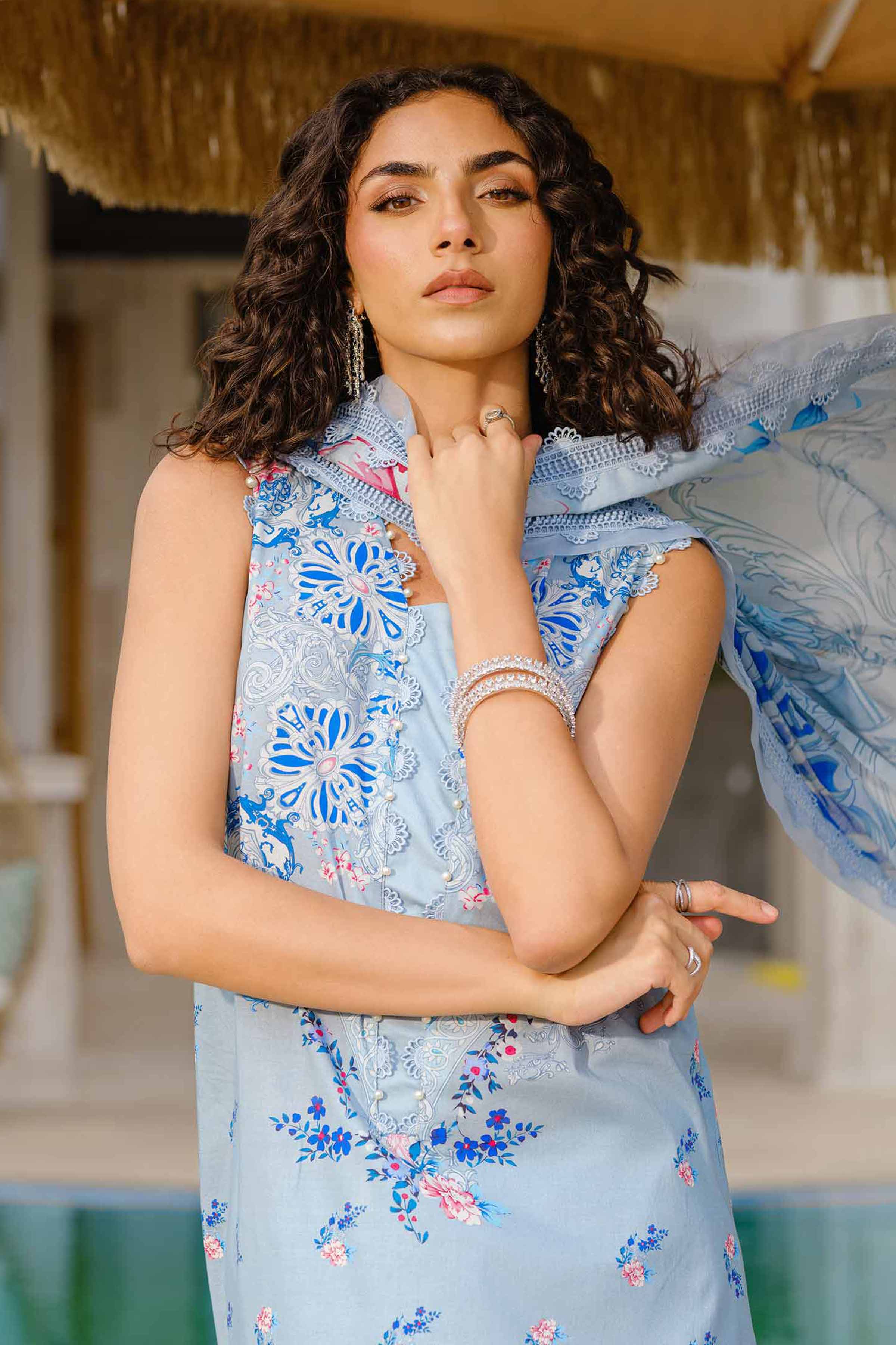3 Piece - Digital Printed Suit - 42502086