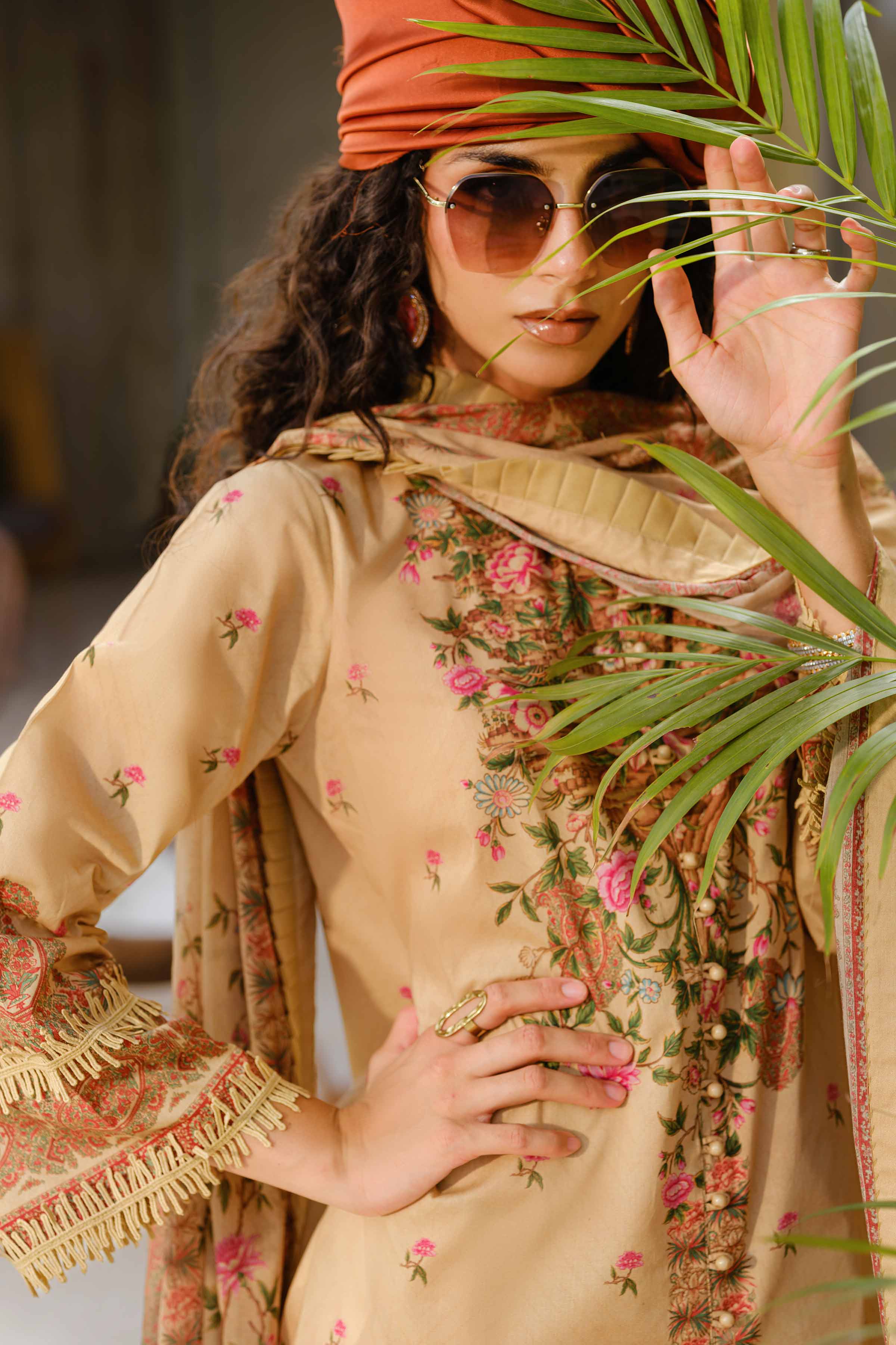 3 Piece - Digital Printed Suit - 42502087