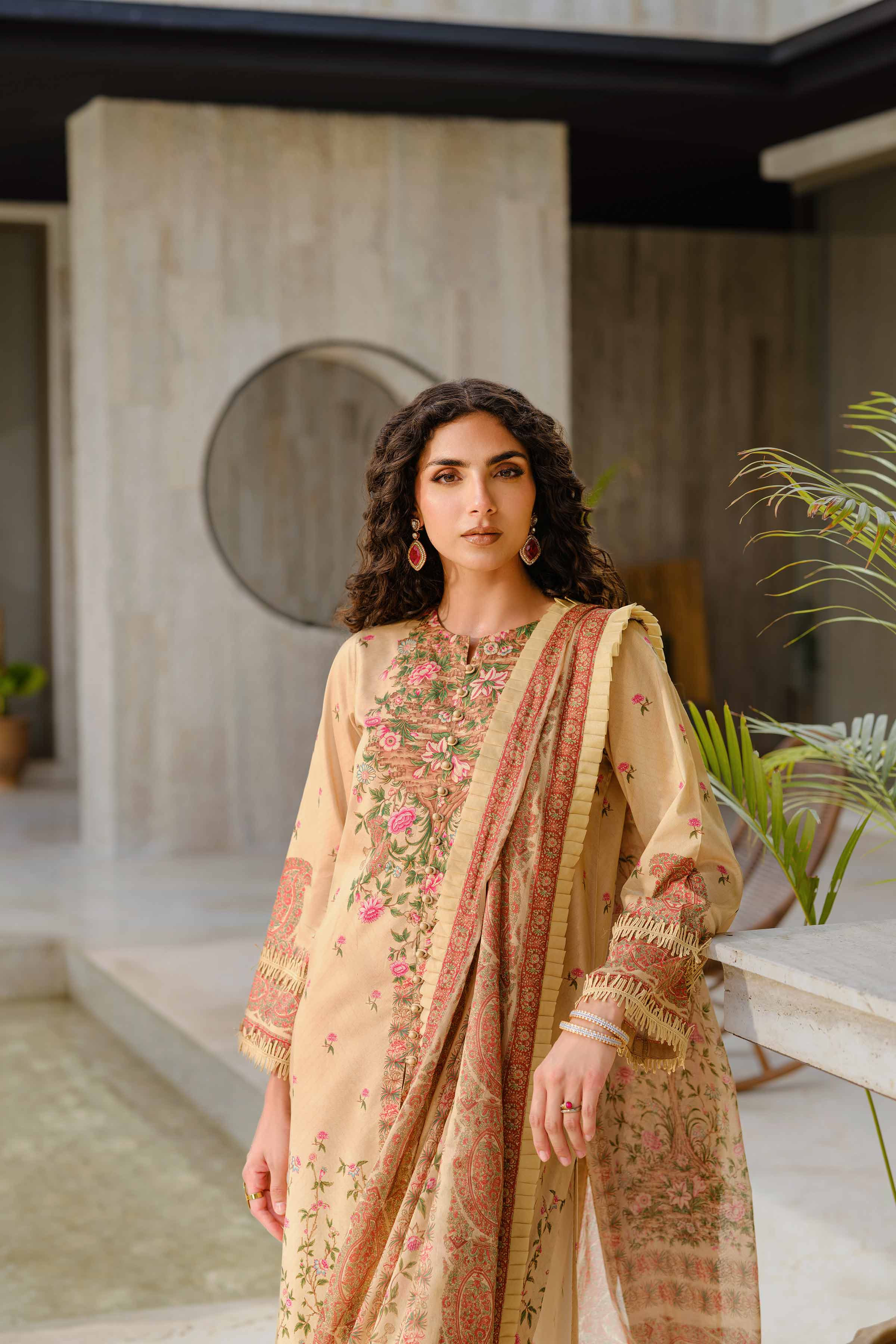 3 Piece - Digital Printed Suit - 42502087