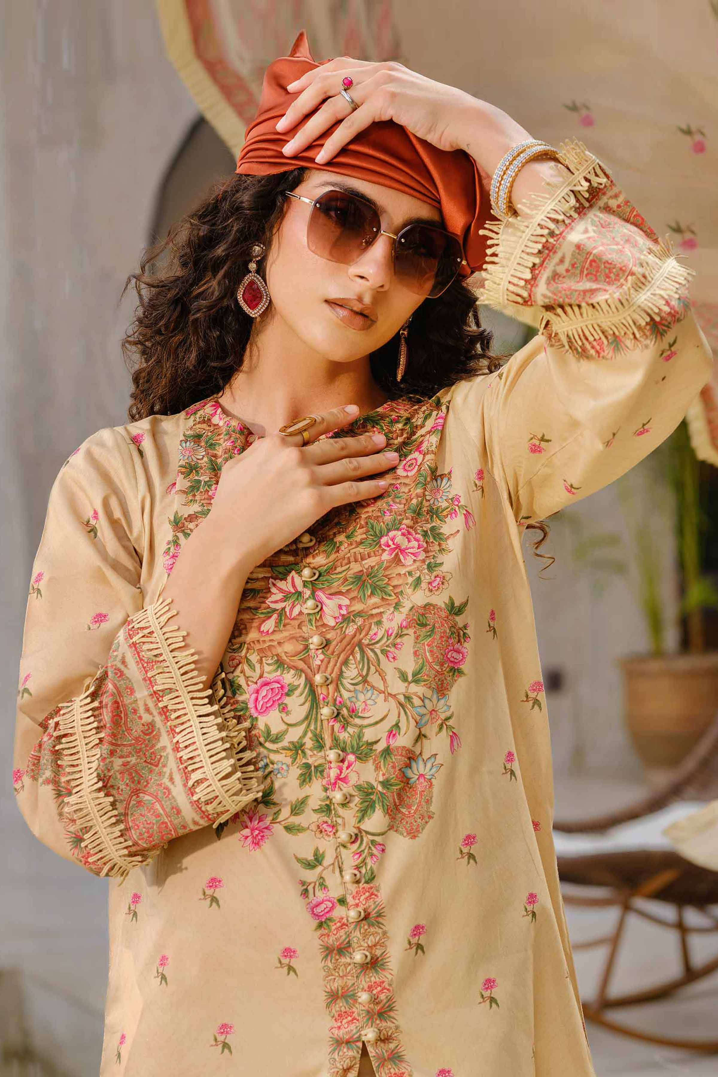 3 Piece - Digital Printed Suit - 42502087
