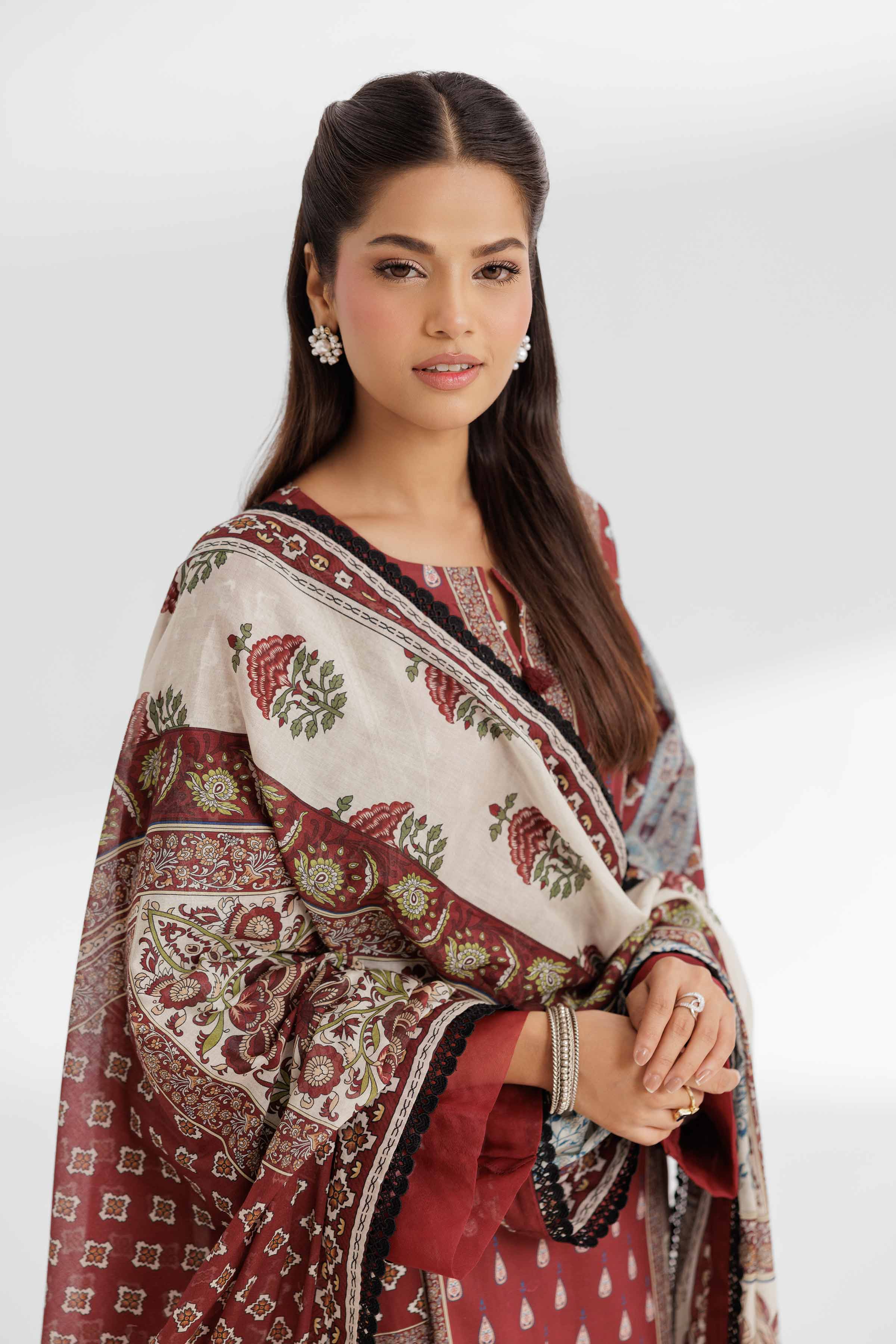 3 Piece - Digital Printed Suit - 42502089 for Women - Unstitched Collection | Nishat | Shop Online