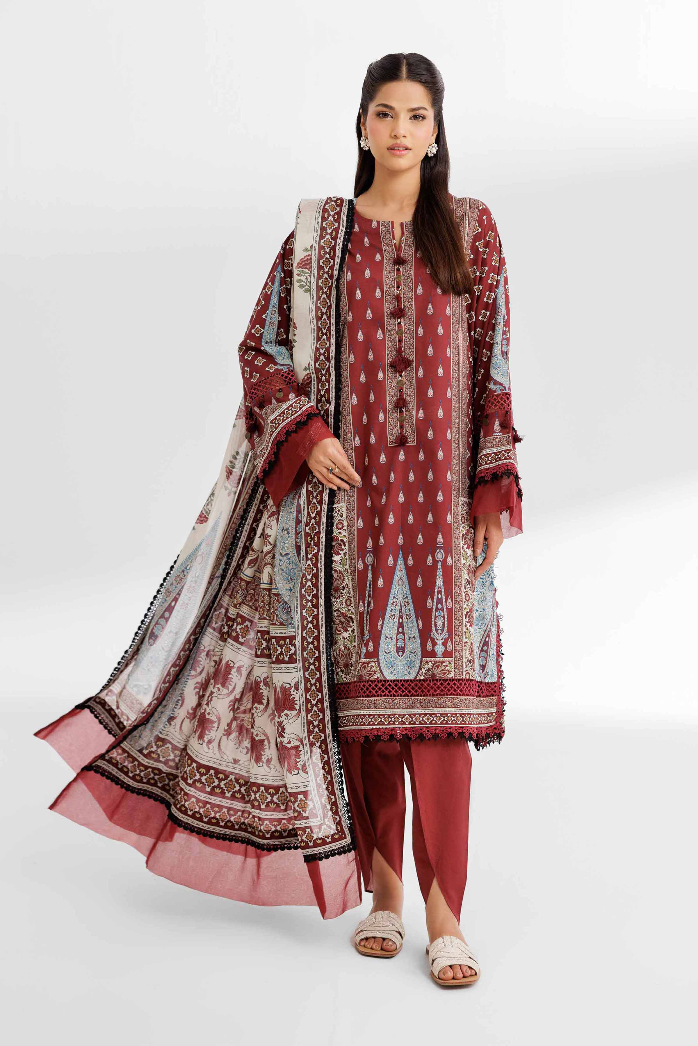 3 Piece - Digital Printed Suit - 42502089 for Women - Unstitched Collection | Nishat | Shop Online