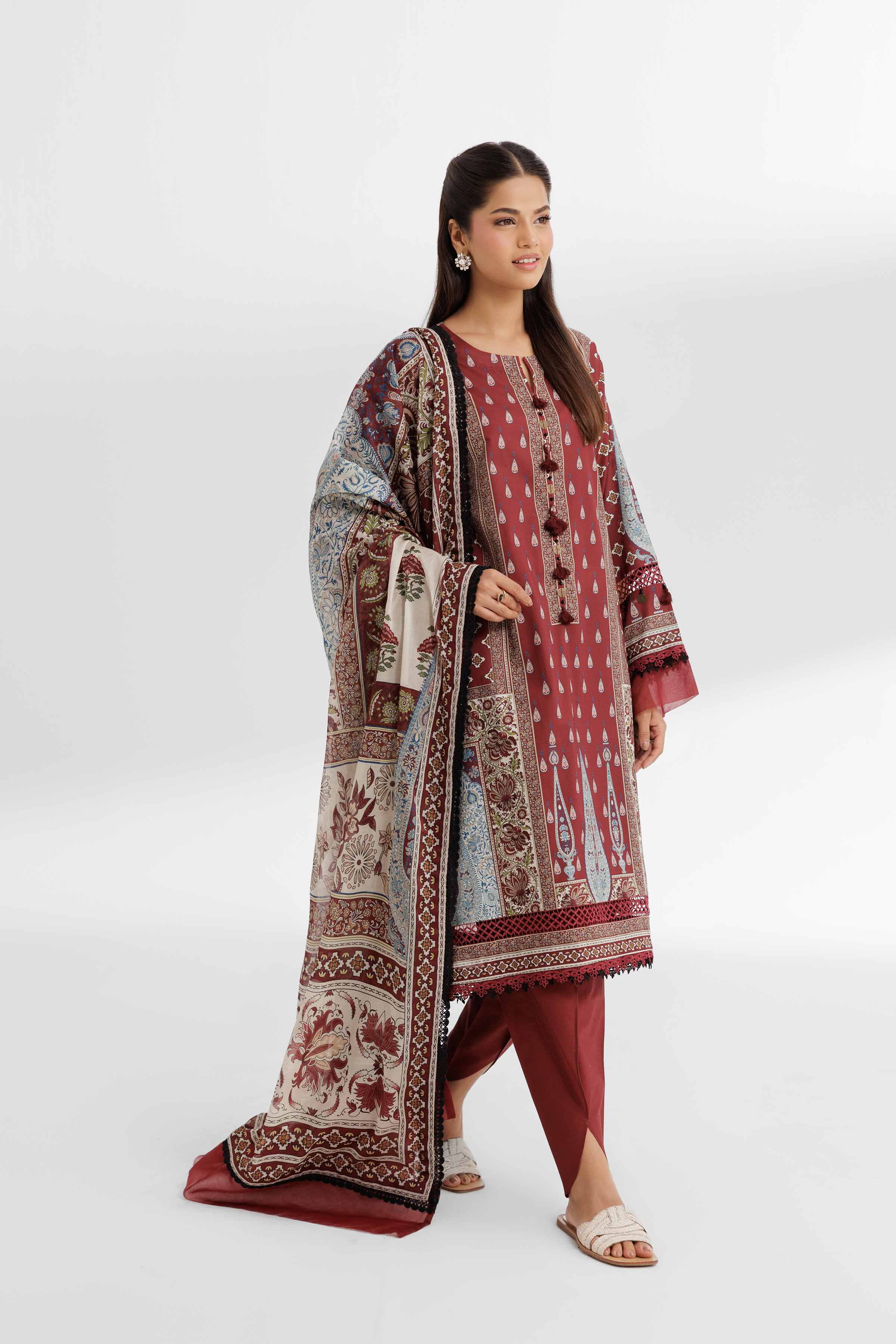3 Piece - Digital Printed Suit - 42502089 for Women - Unstitched Collection | Nishat | Shop Online