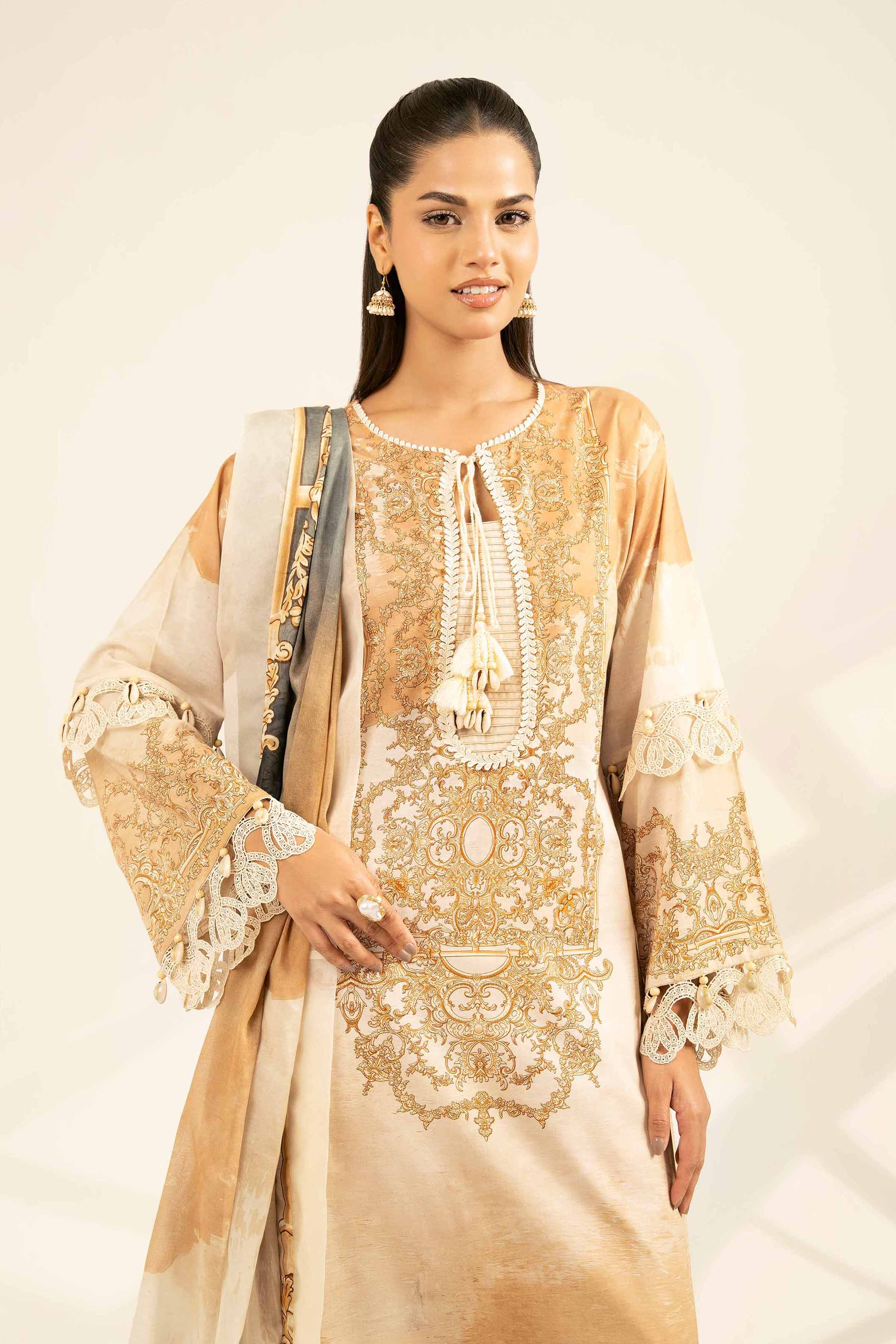 3 Piece - Digital Printed Suit - 42502090 for Women - Unstitched Collection | Nishat | Shop Online