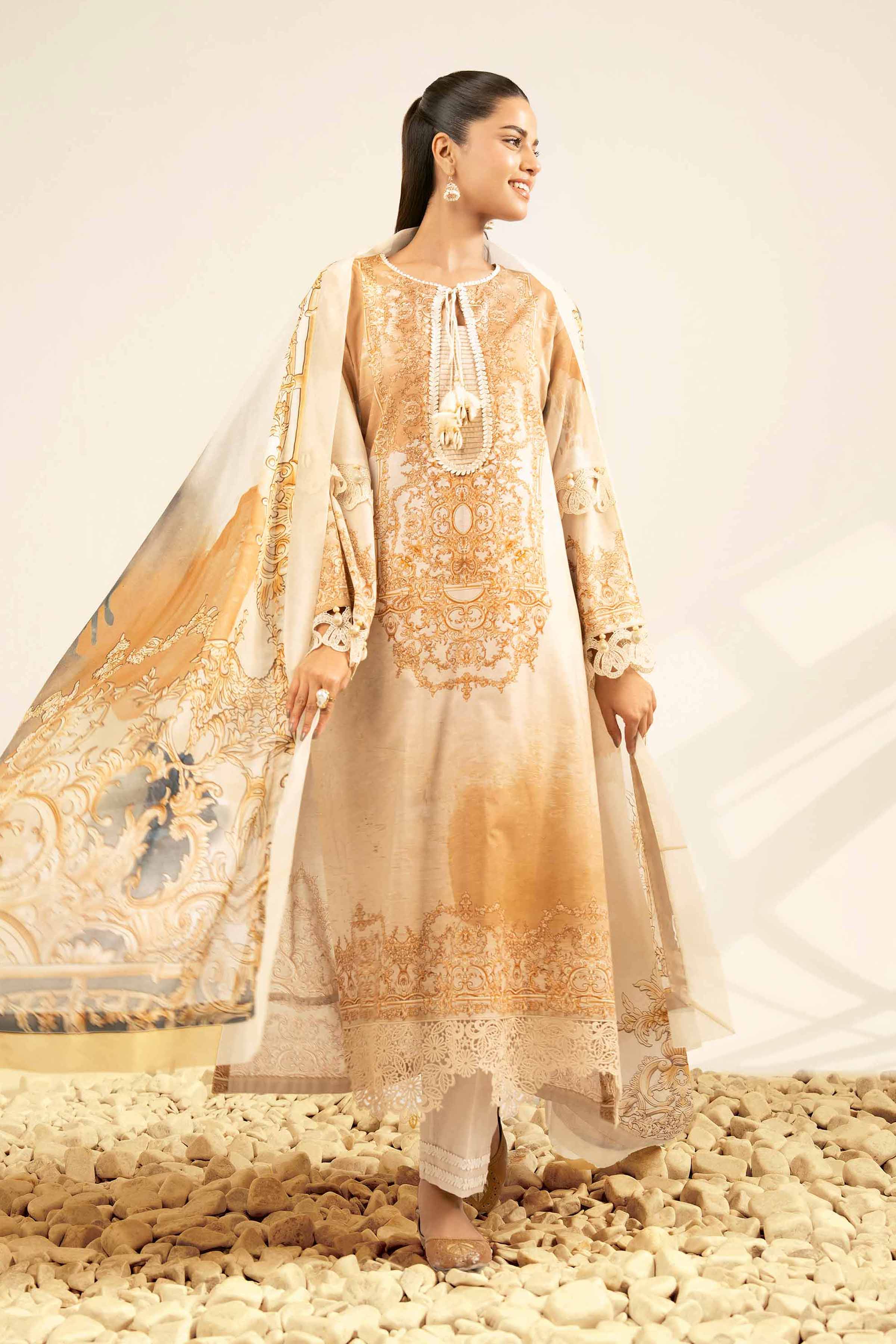 3 Piece - Digital Printed Suit - 42502090 for Women - Unstitched Collection | Nishat | Shop Online