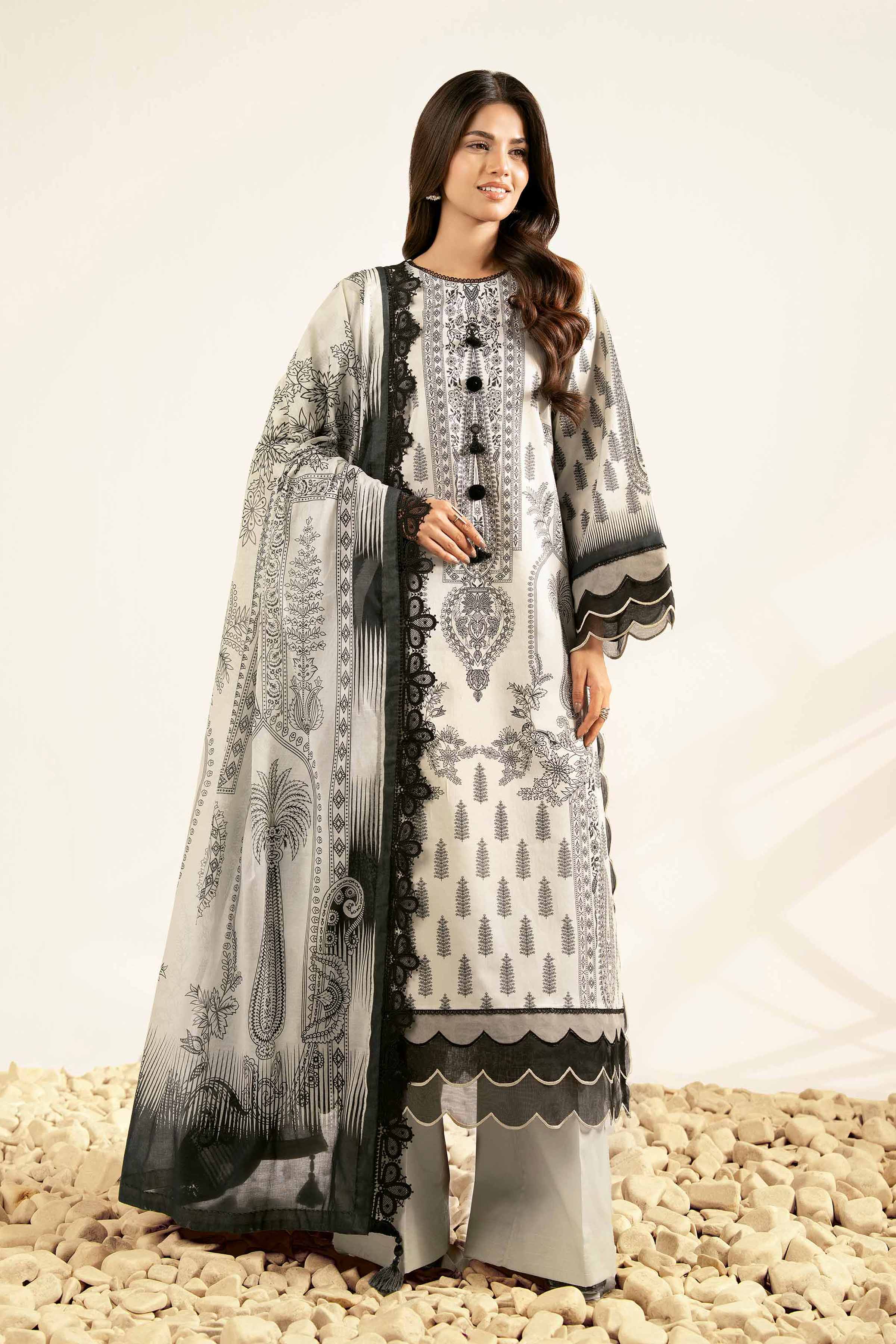 3 Piece - Digital Printed Suit - 42502091 for Women - Unstitched Collection | Nishat | Shop Online