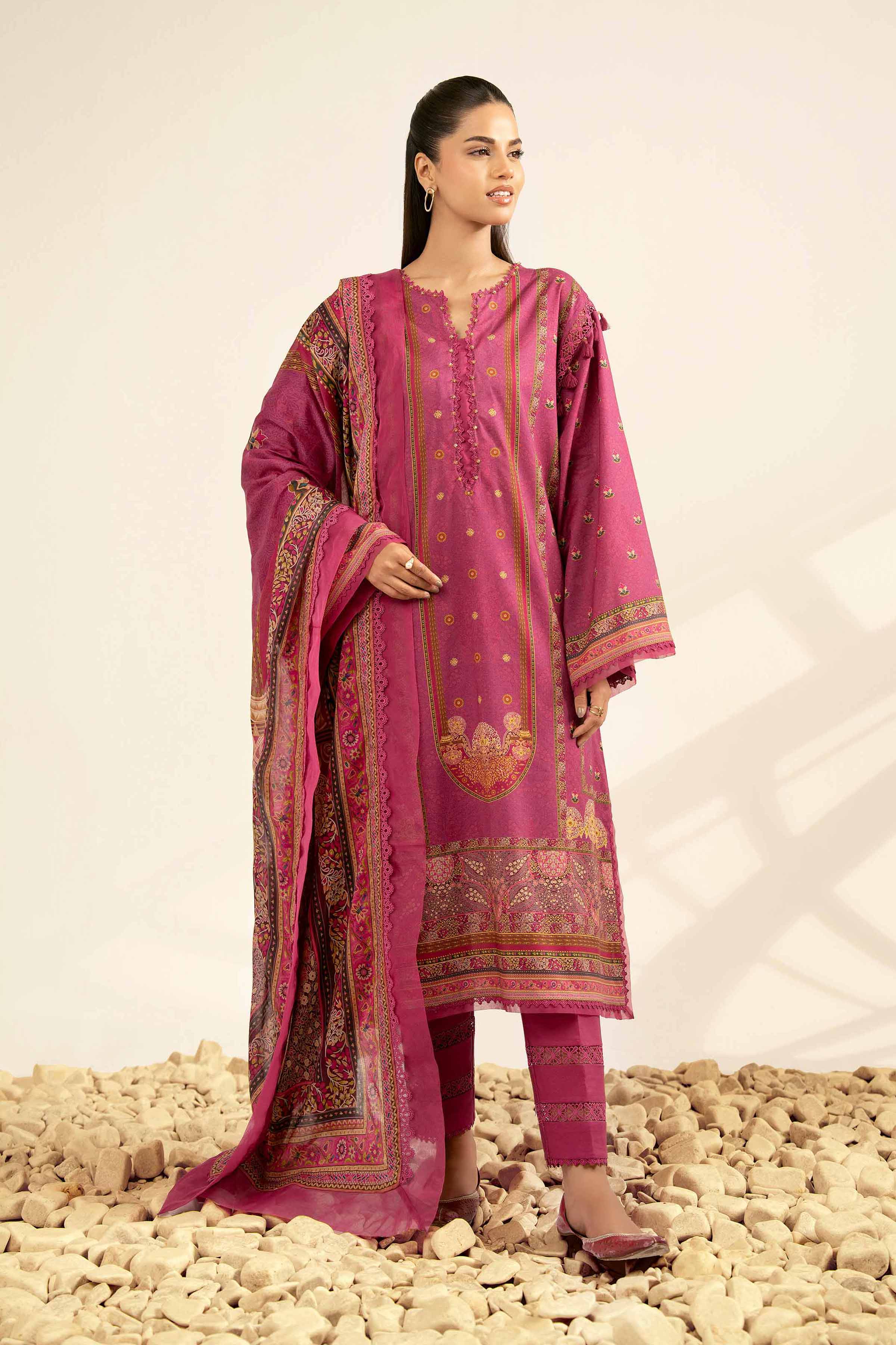 3 Piece - Digital Printed Suit - 42502093 for Women - Unstitched Collection | Nishat | Shop Online