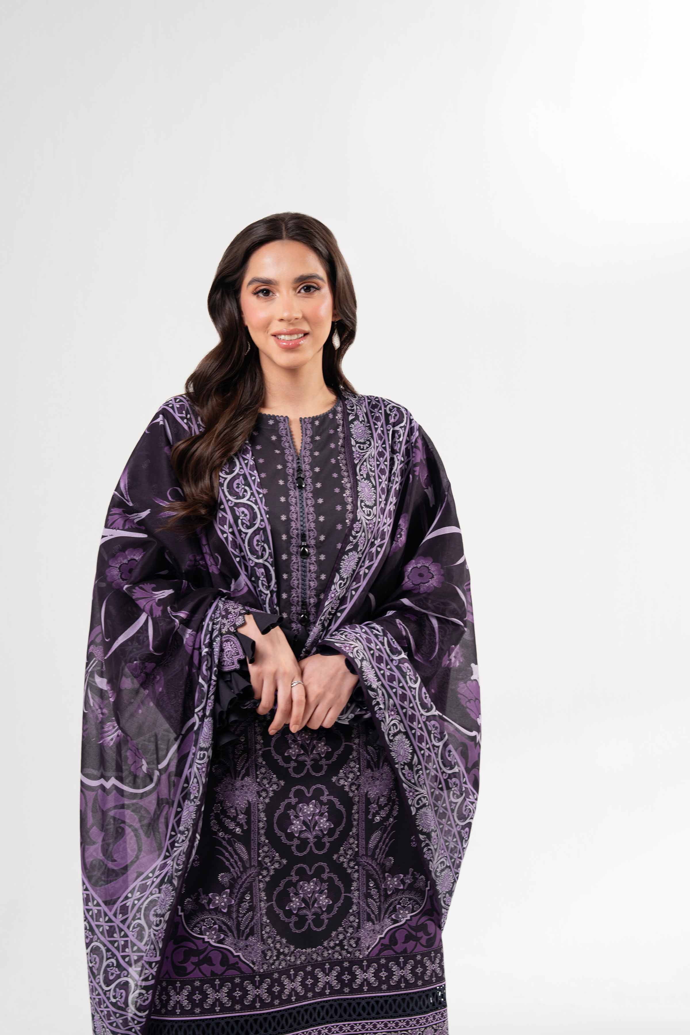3 Piece - Digital Printed Suit - 42502095