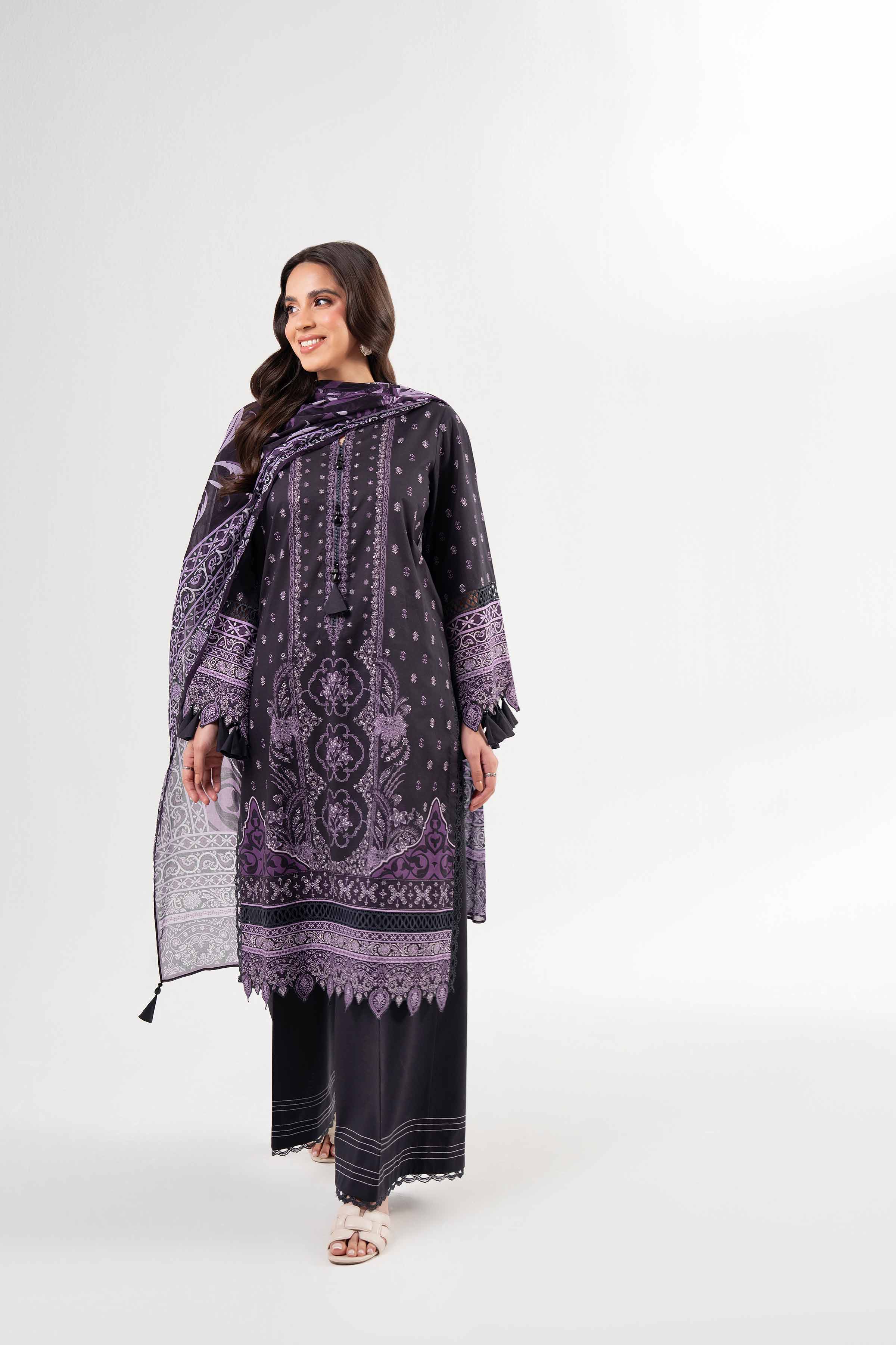 3 Piece - Digital Printed Suit - 42502095