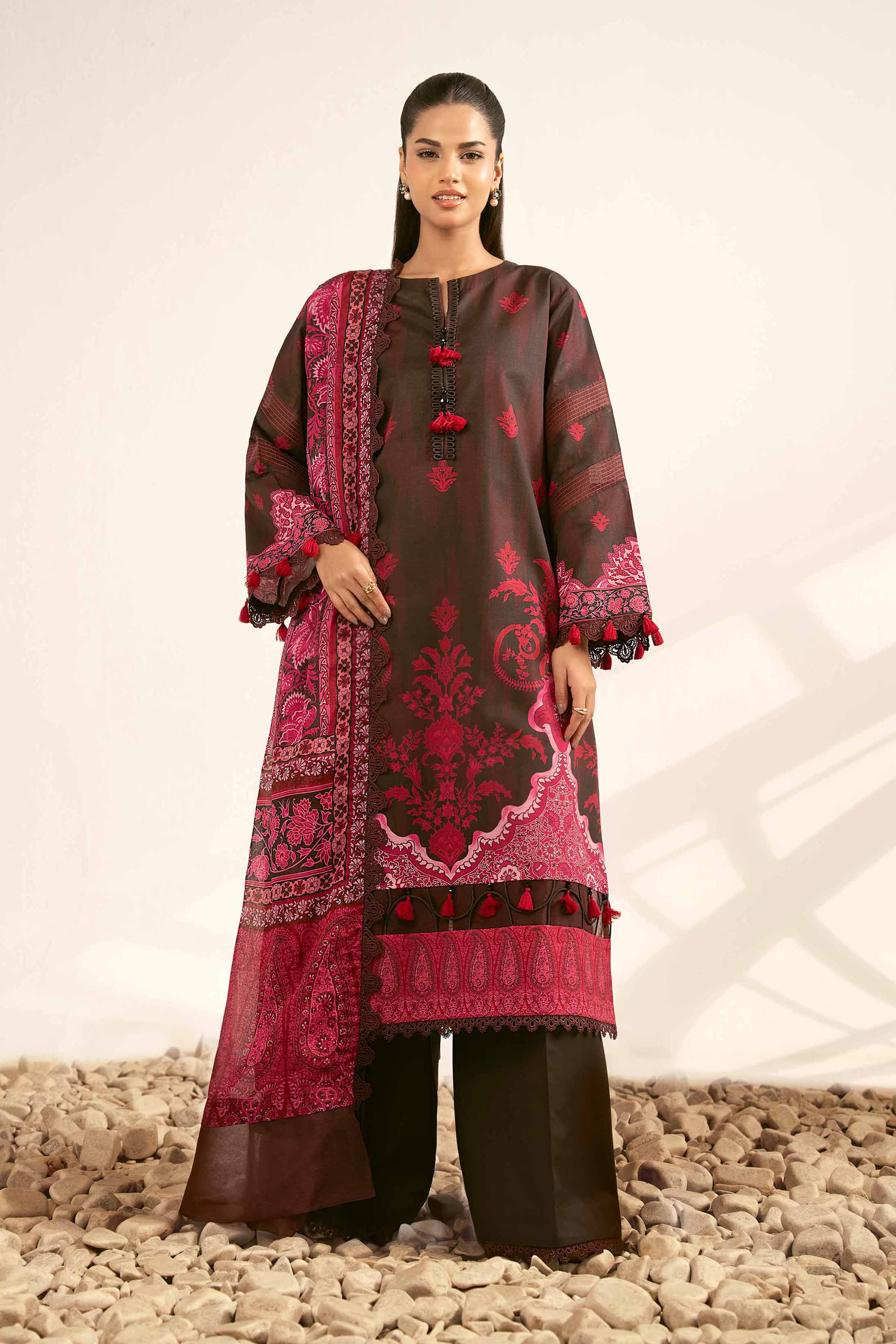 3 Piece - Digital Printed Suit - 42502096 for Women - Unstitched Collection | Nishat | Shop Online
