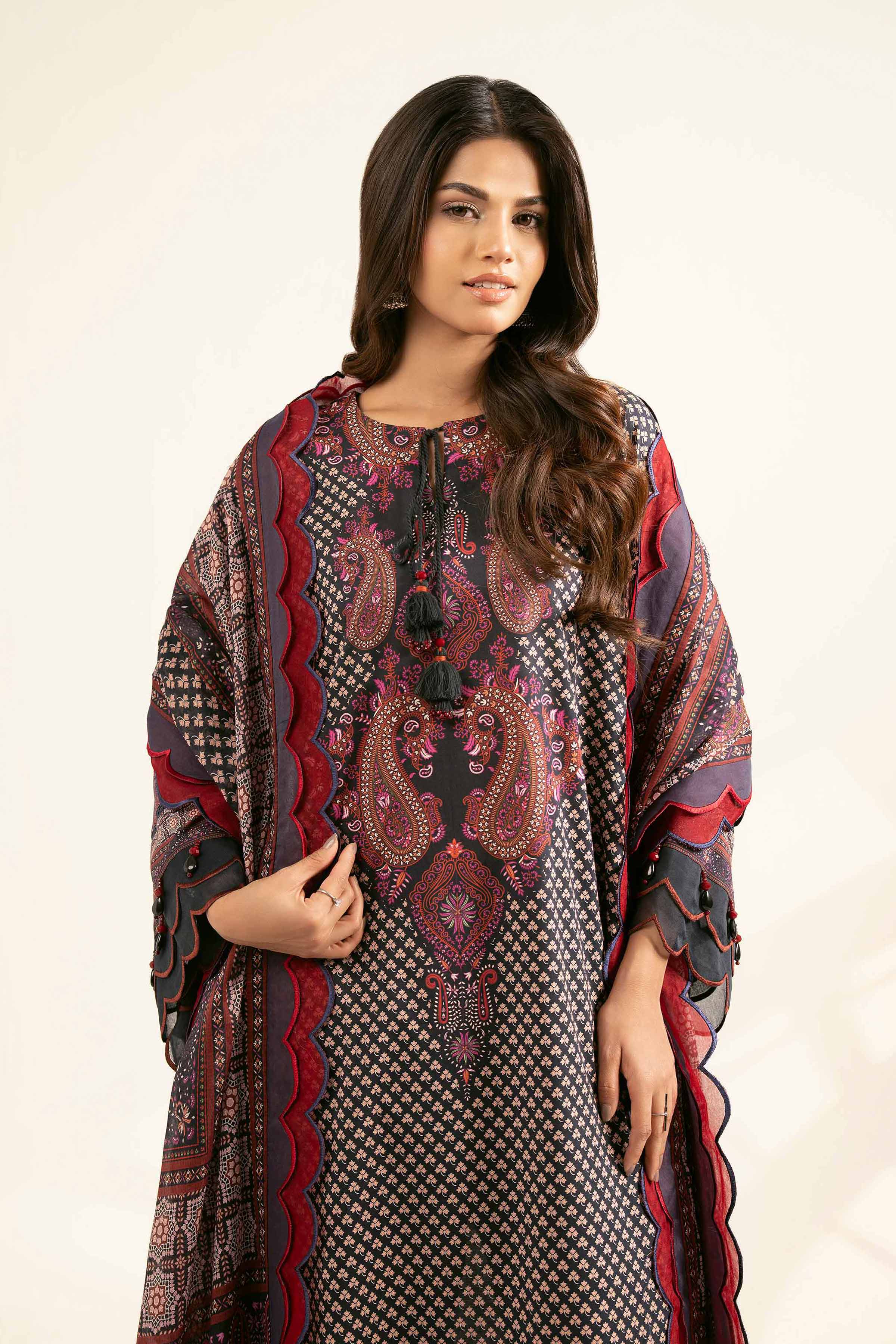 3 Piece - Digital Printed Suit - 42502100 for Women - Unstitched Collection | Nishat | Shop Online