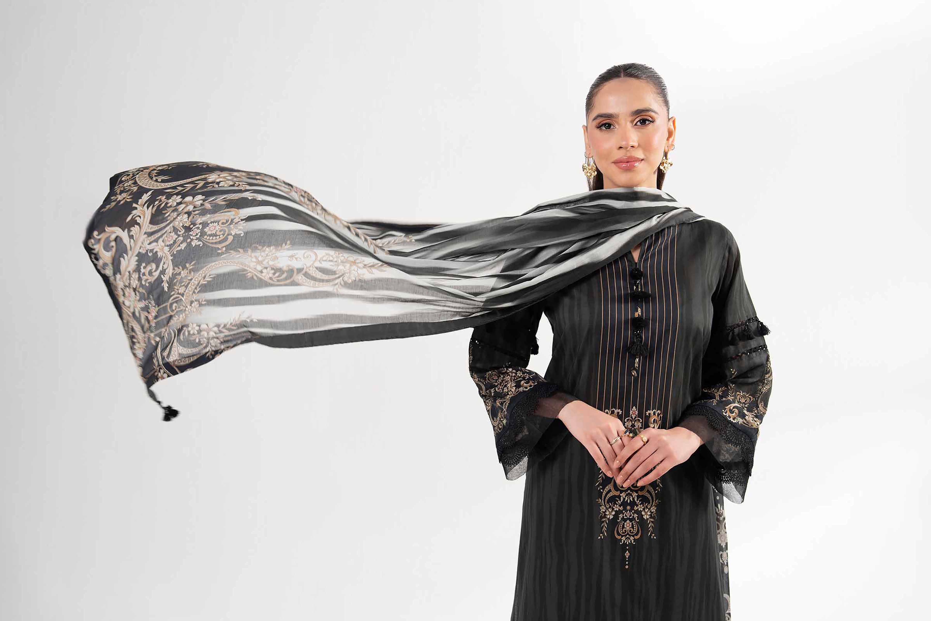 3 Piece - Digital Printed Suit - 42502103 for Women - Unstitched Collection | Nishat | Shop Online