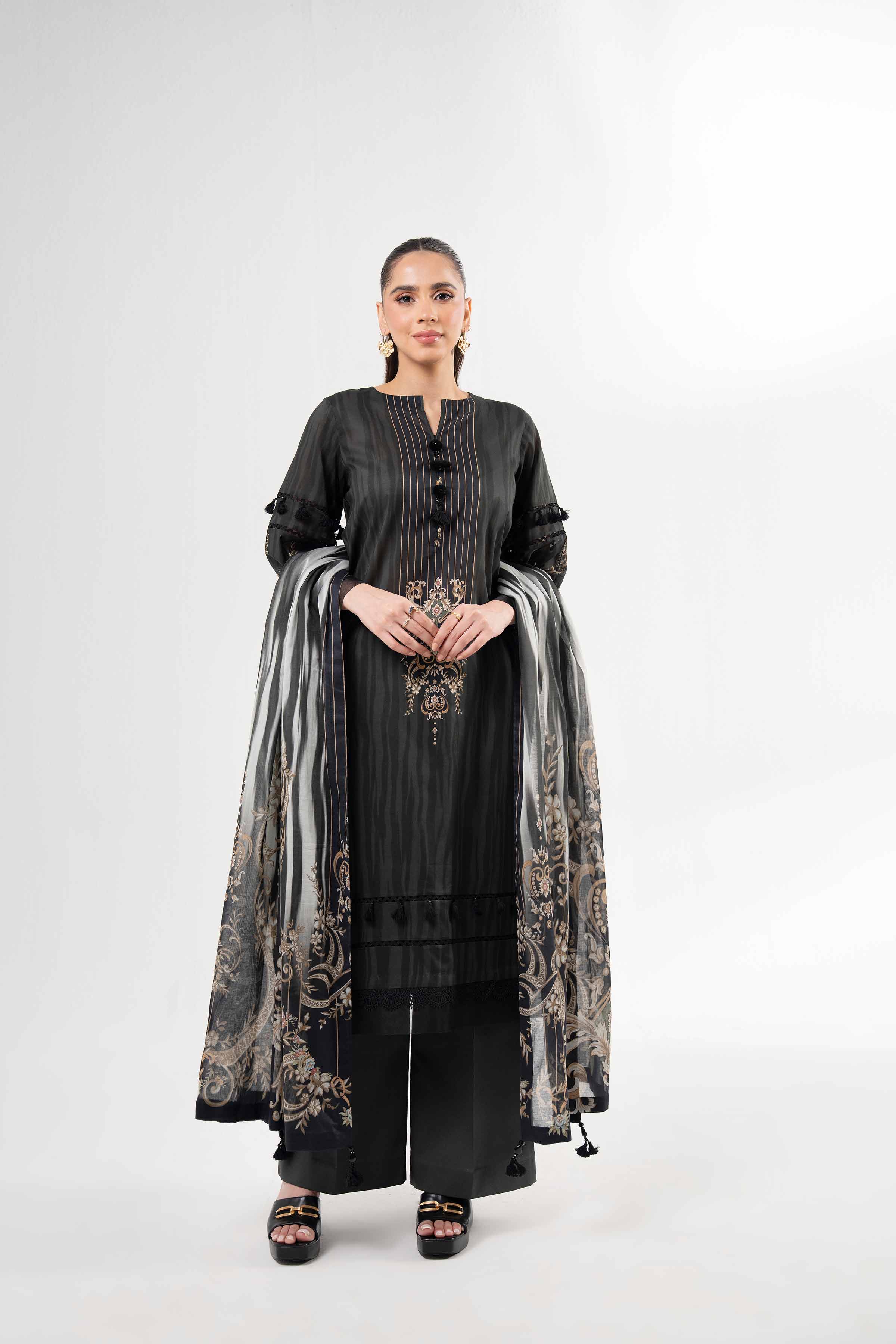3 Piece - Digital Printed Suit - 42502103 for Women - Unstitched Collection | Nishat | Shop Online