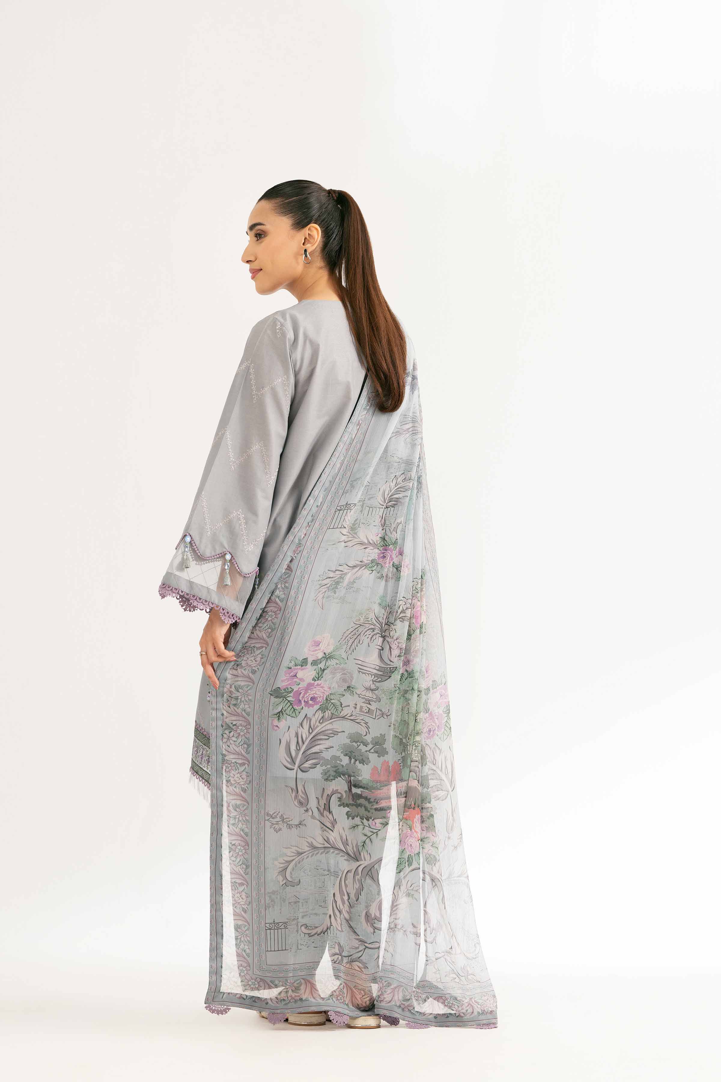 3 Piece - Digital Printed Embroidered Suit - 42502111 for Women - Unstitched Collection | Nishat | Shop Online