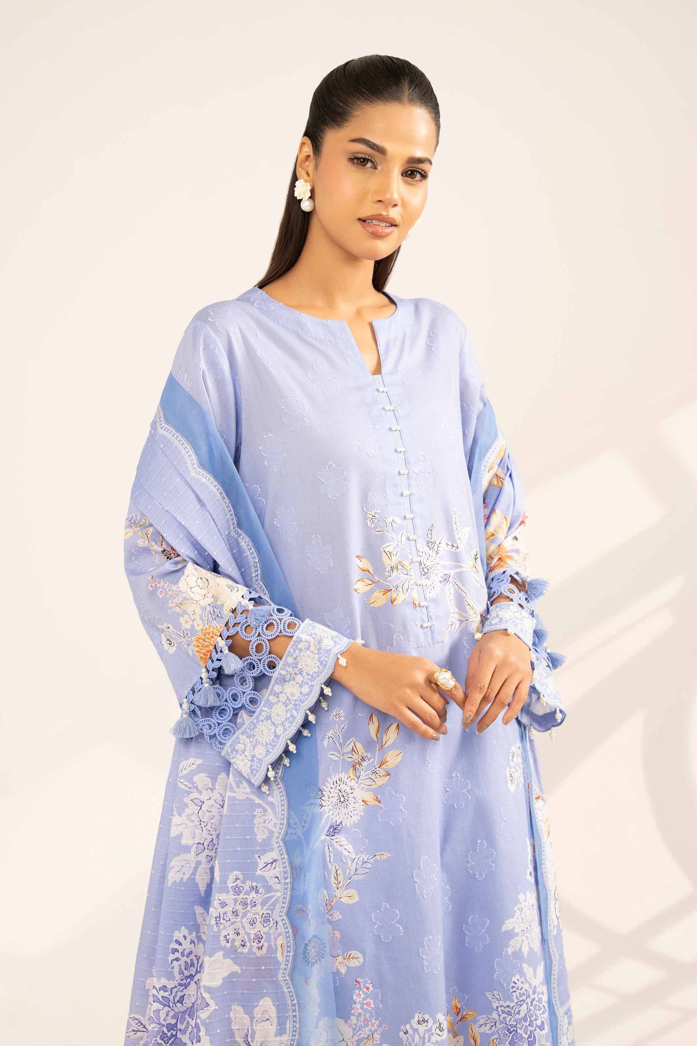 3 Piece - Digital Printed Jacquard Suit - 42502115 for Women - Unstitched Collection | Nishat | Shop Online