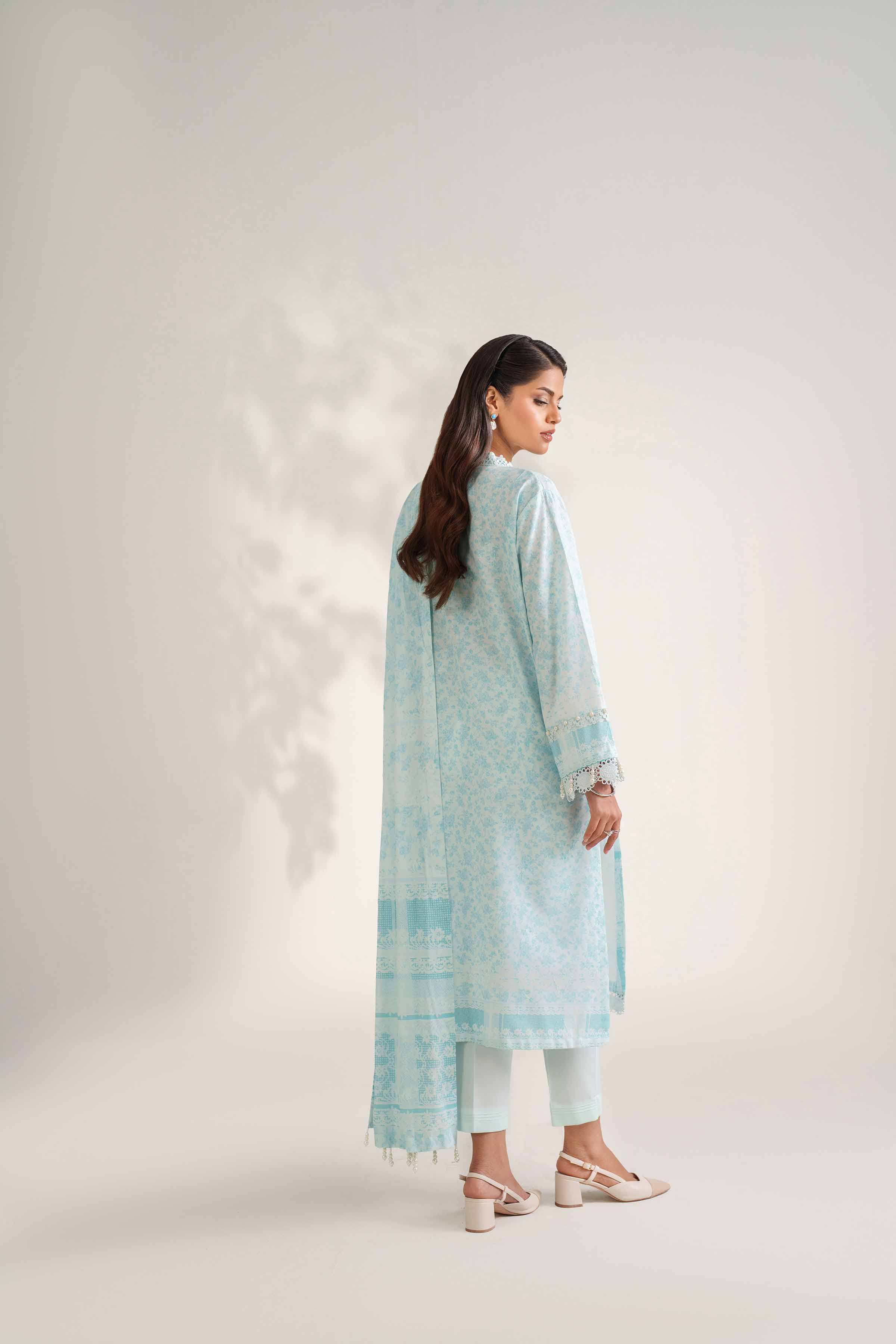 3 Piece - Digital Printed Jacquard Suit - 42502119 for Women - Unstitched Collection | Nishat | Shop Online