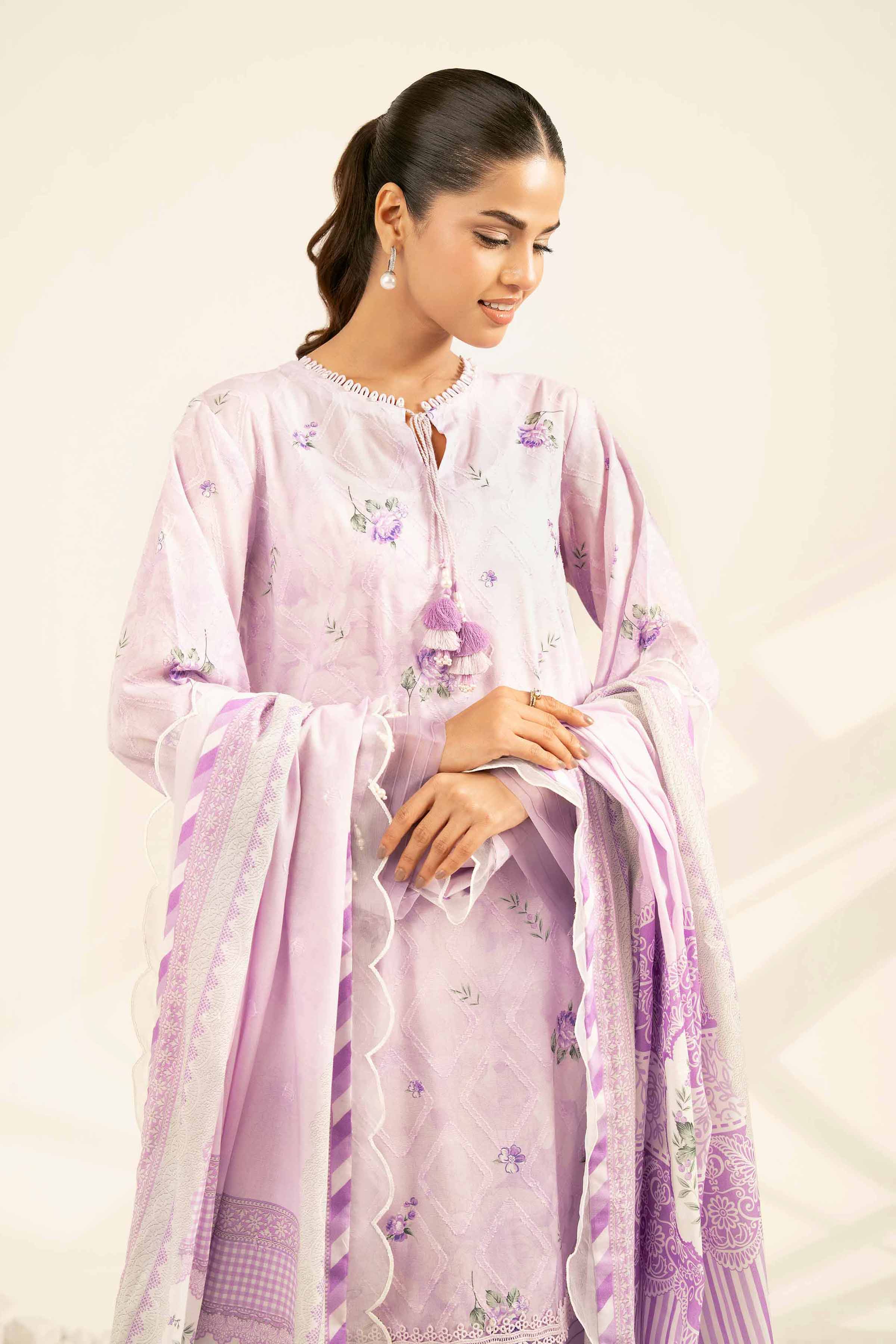 3 Piece - Digital Printed Jacquard Suit - 42502120 for Women - Unstitched Collection | Nishat | Shop Online