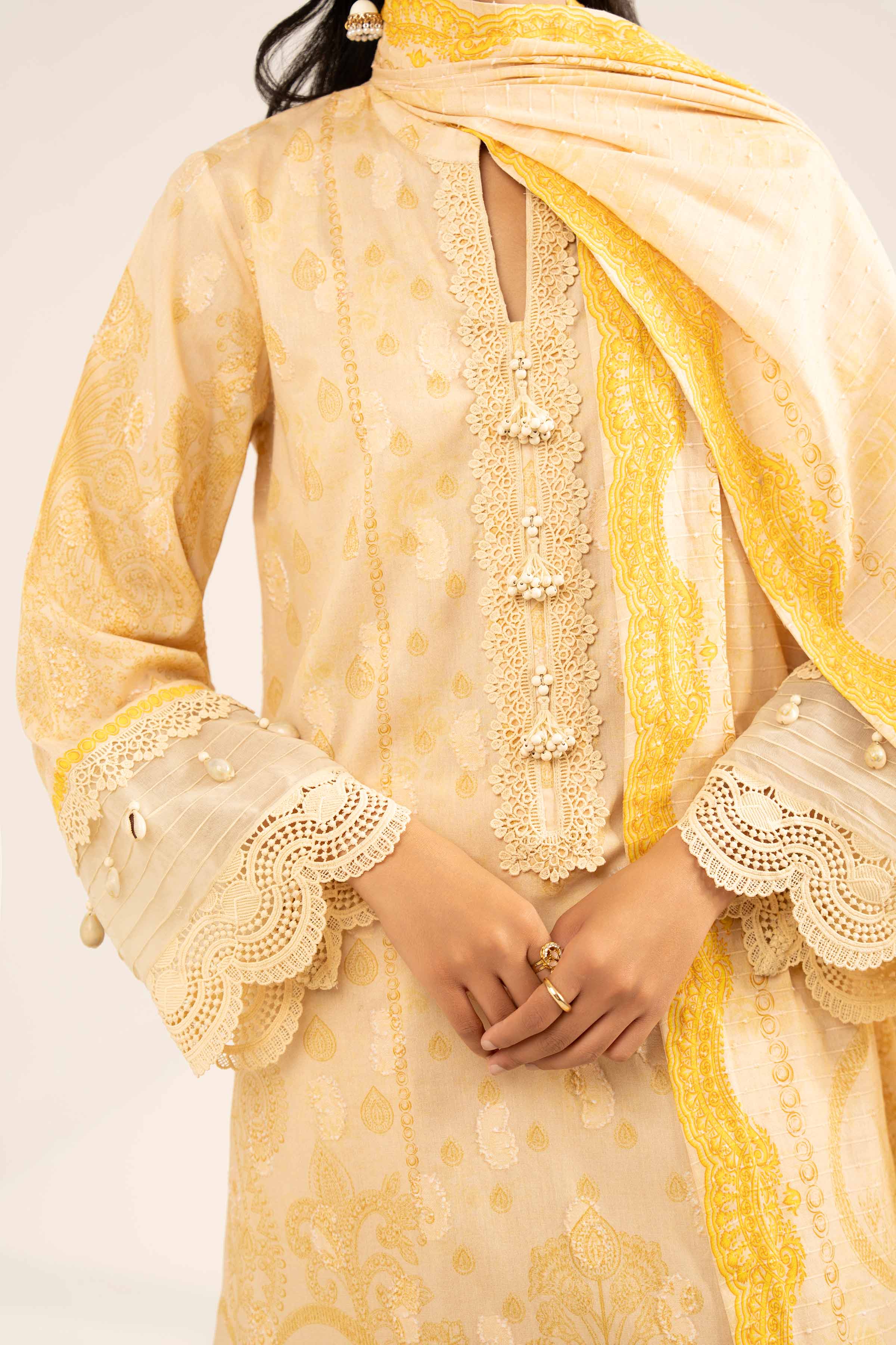 3 Piece - Digital Printed Jacquard Suit - 42502121 for Women - Unstitched Collection | Nishat | Shop Online