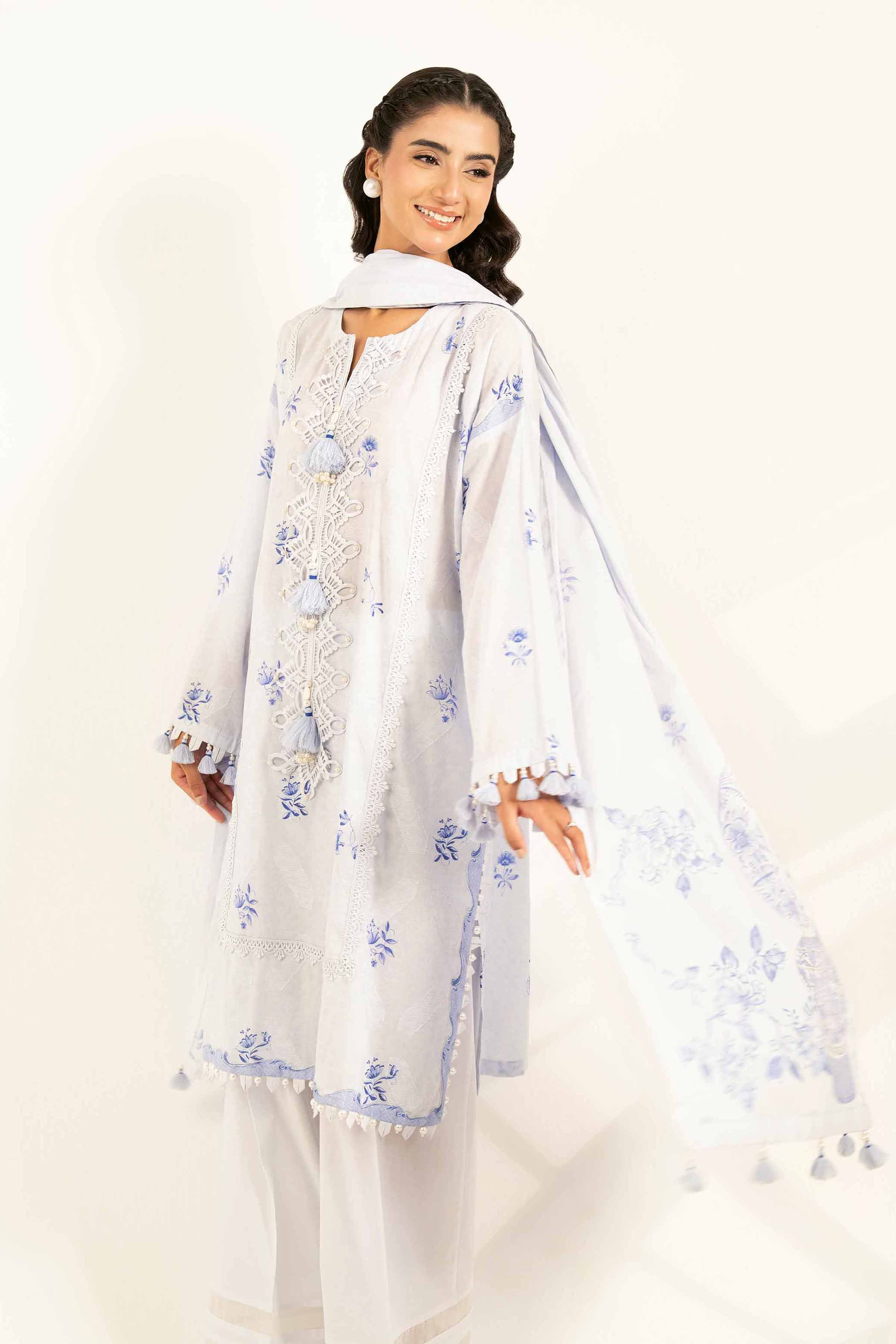 3 Piece - Digital Printed Jacquard Suit - 42502122 for Women - Unstitched Collection | Nishat | Shop Online