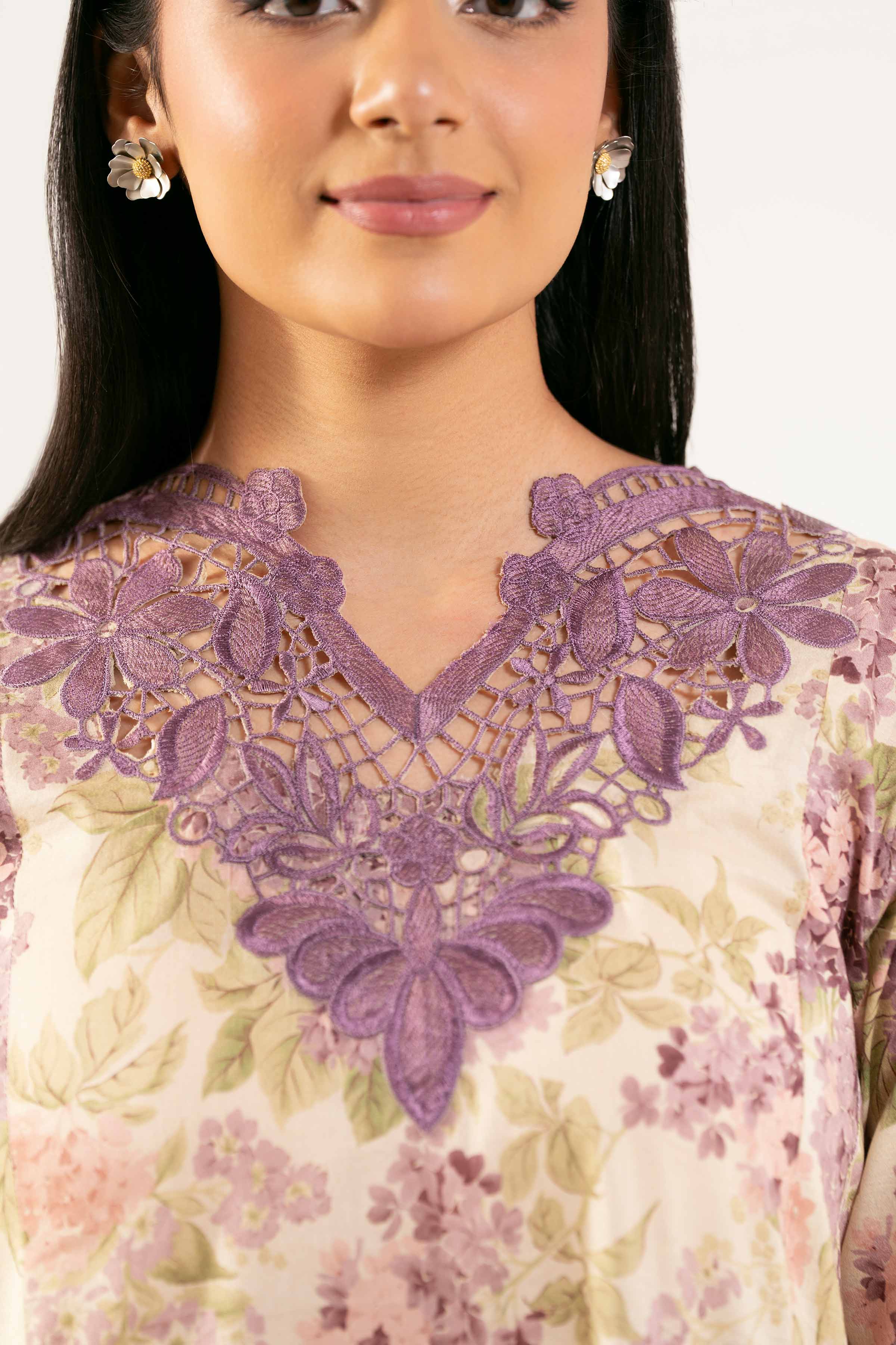 3 Piece - Printed Embroidered Suit - 42502124 for Women - Unstitched Collection | Nishat | Shop Online