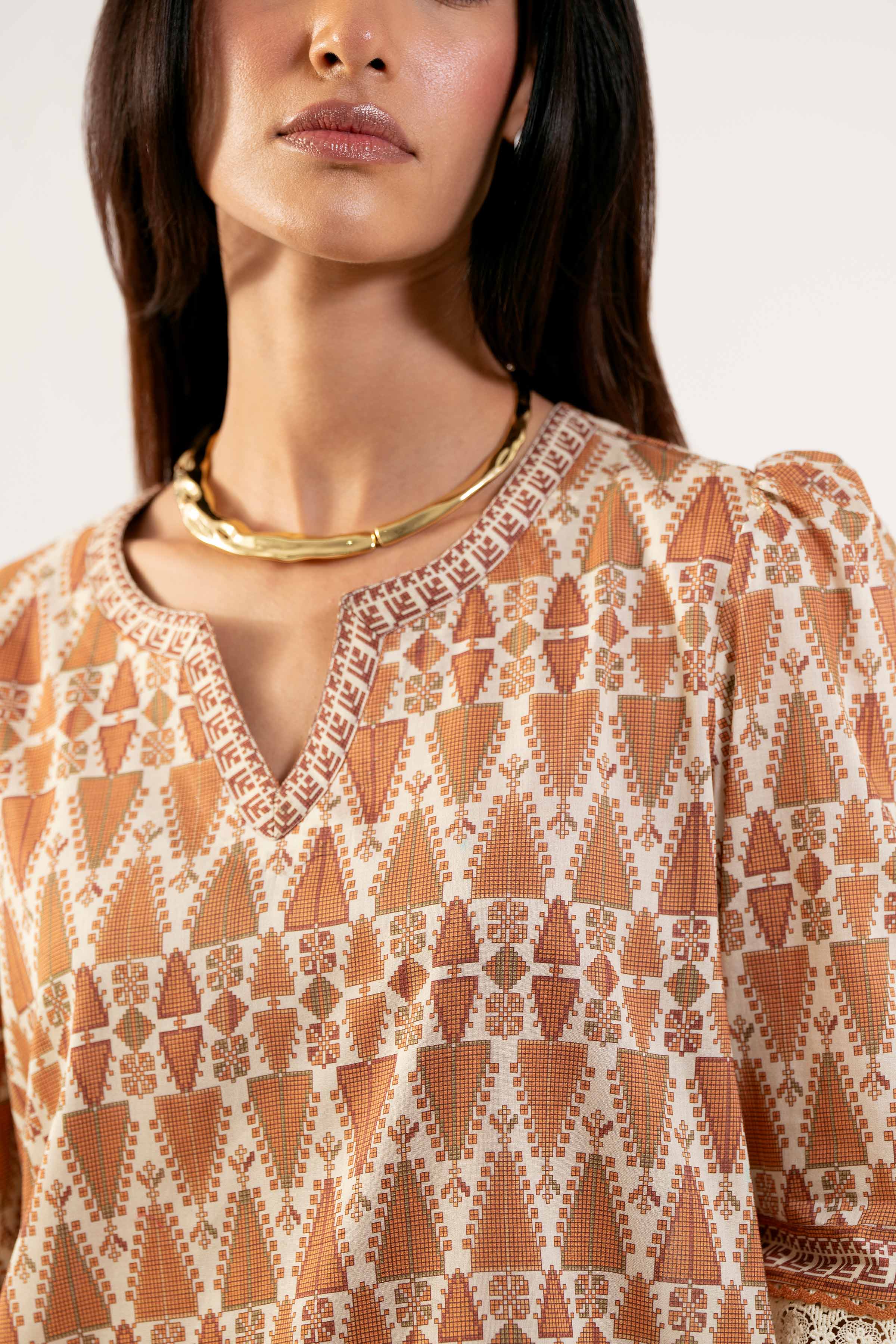3 Piece - Printed Embroidered Suit - 42502125 for Women - Unstitched Collection | Nishat | Shop Online