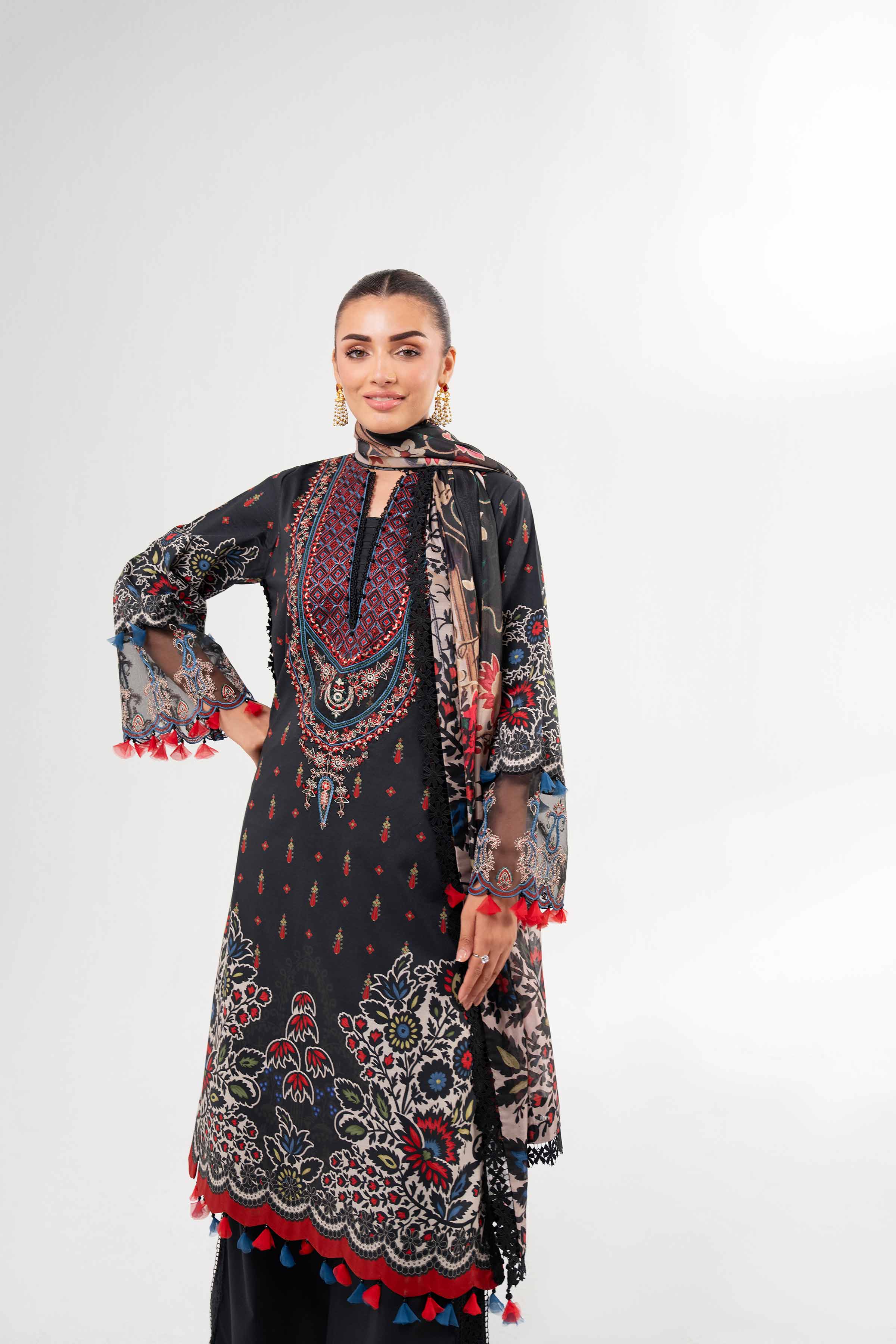 3 Piece - Digital Printed Suit - 42502135 for Women - Unstitched Collection | Nishat | Shop Online