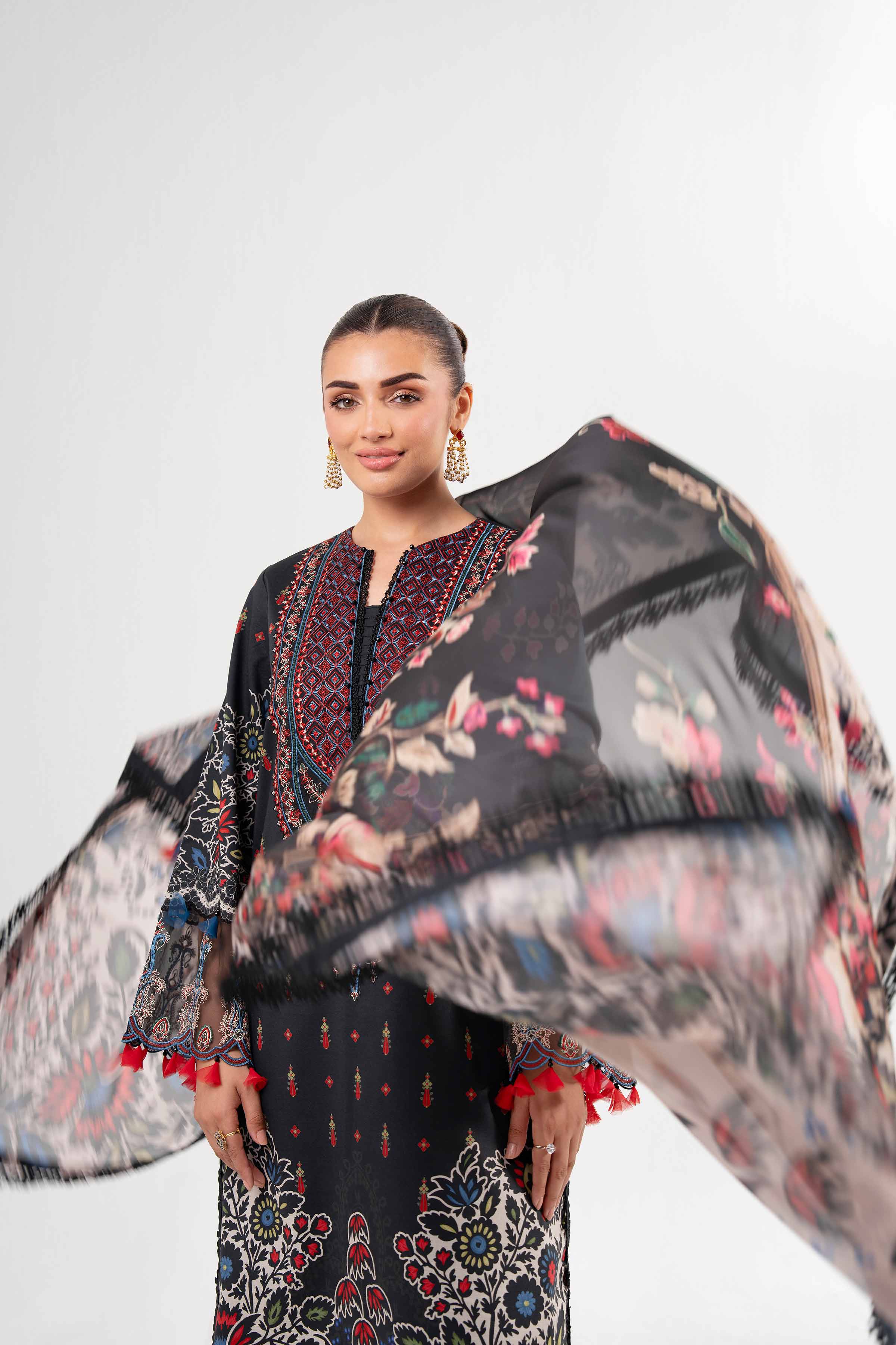 3 Piece - Digital Printed Suit - 42502135 for Women - Unstitched Collection | Nishat | Shop Online