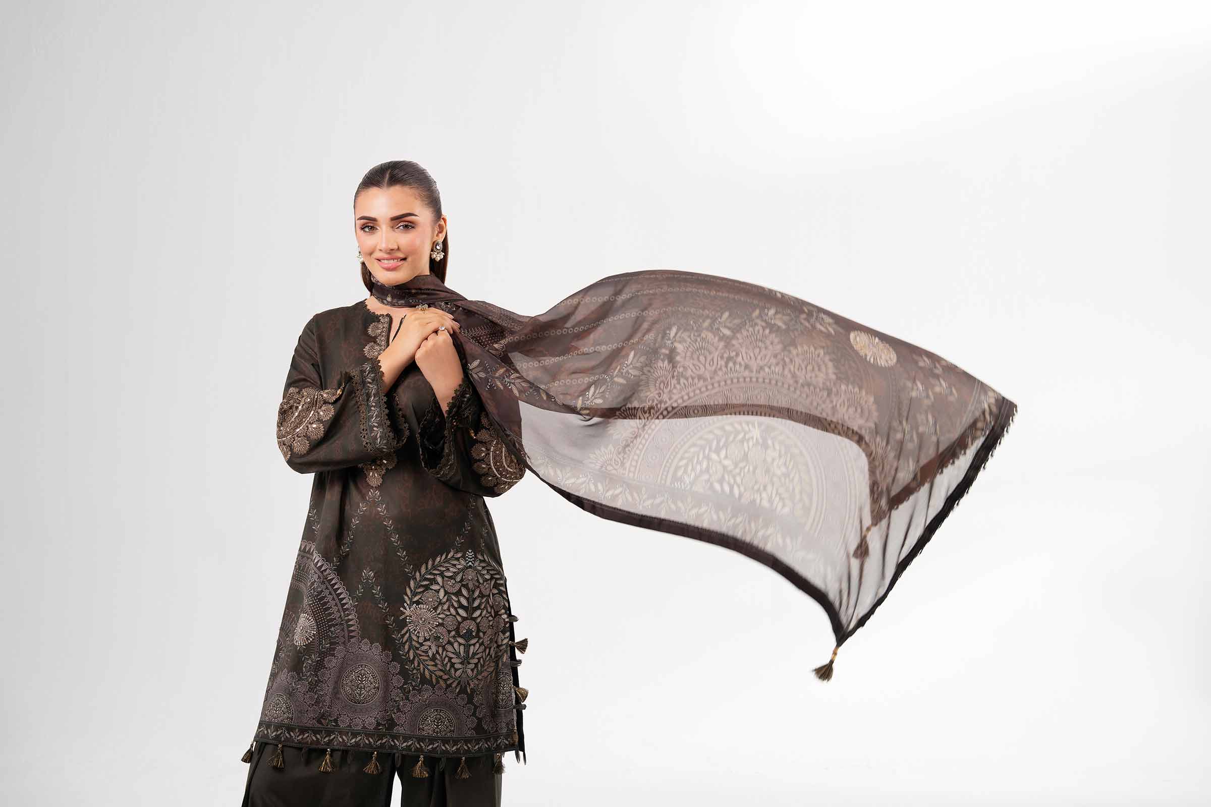 3 Piece - Digital Printed Suit - 42502137 for Women - Unstitched Collection | Nishat | Shop Online