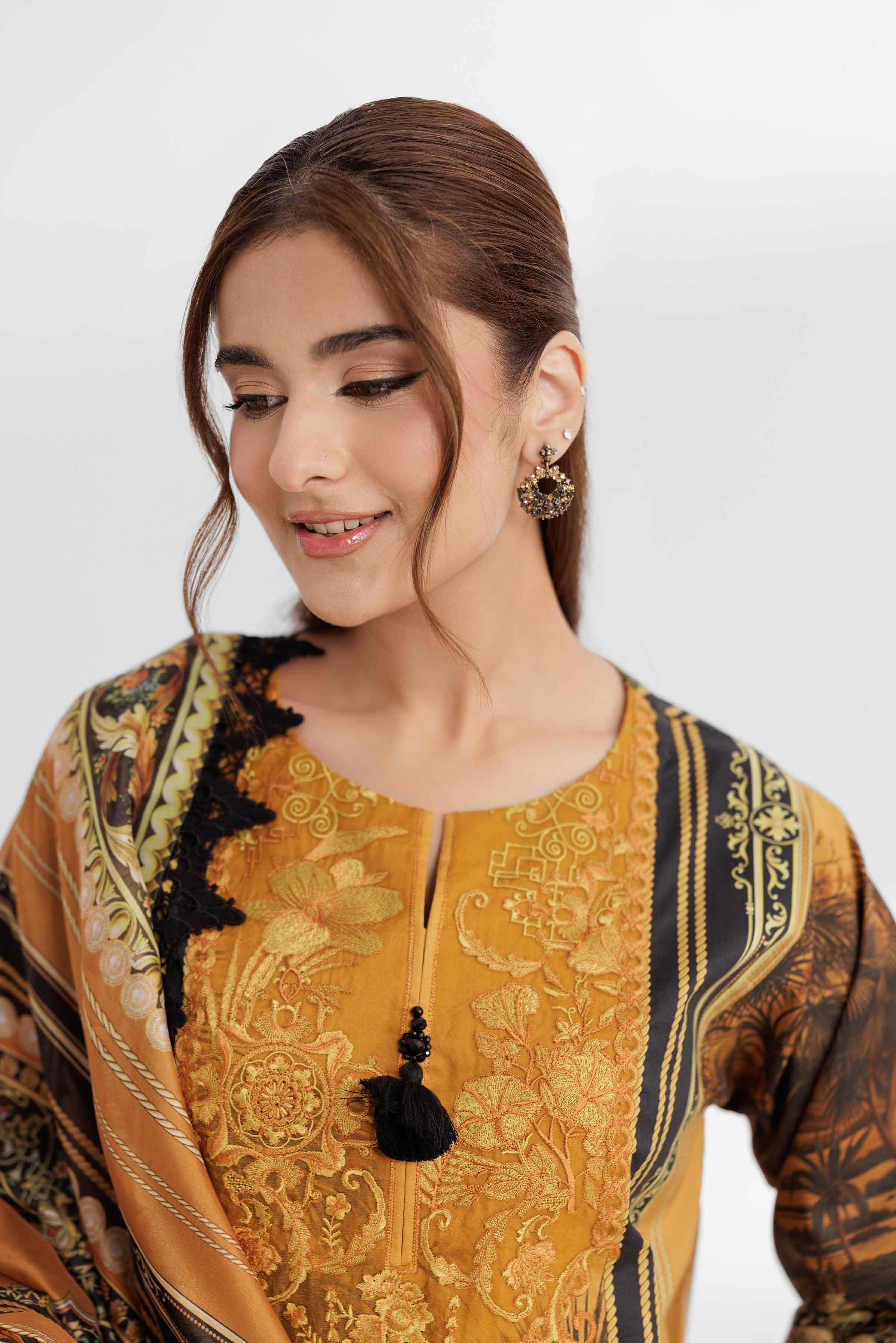 3 Piece - Digital Printed Suit - 42502143 for Women - Unstitched Collection | Nishat | Shop Online