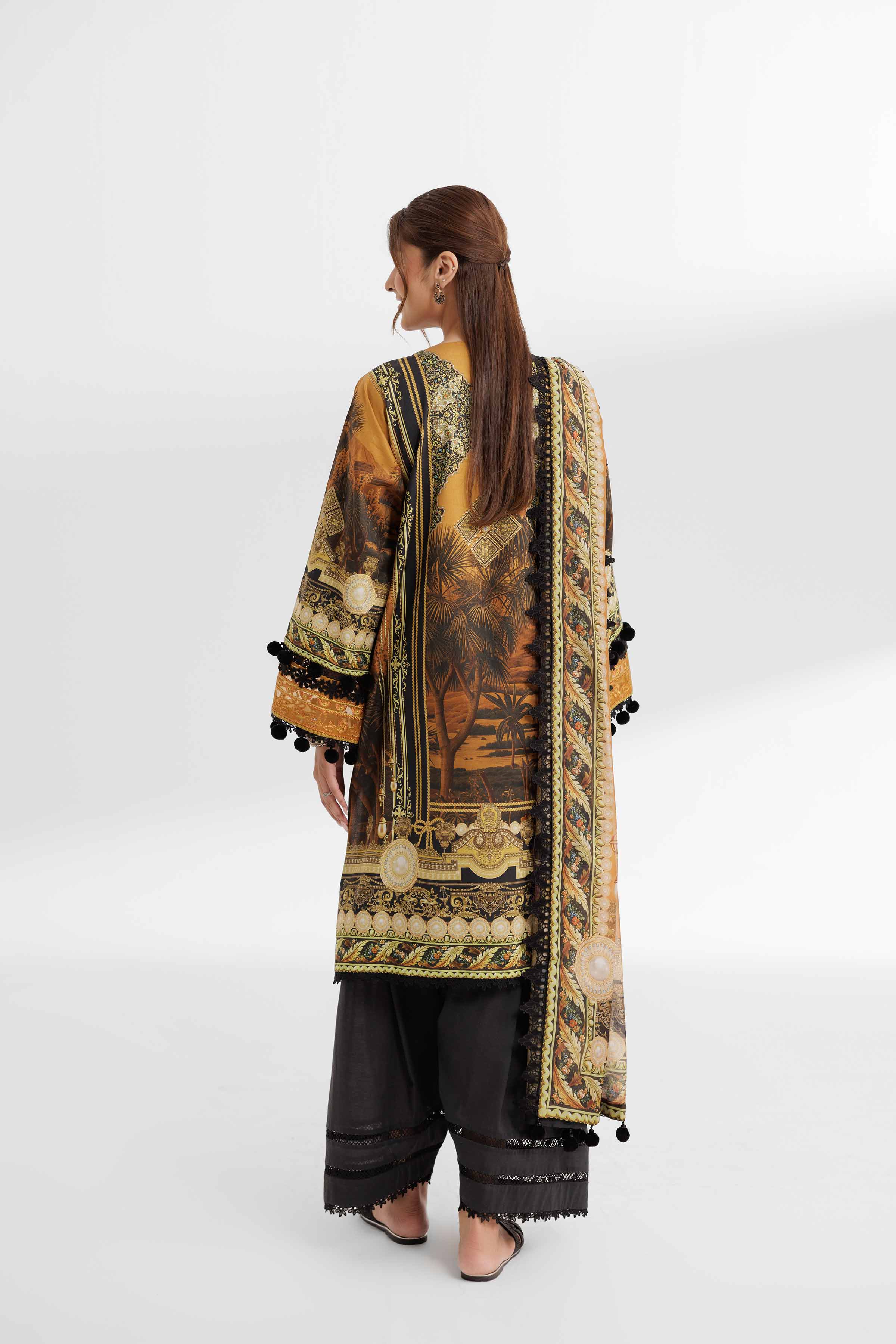 3 Piece - Digital Printed Suit - 42502143 for Women - Unstitched Collection | Nishat | Shop Online