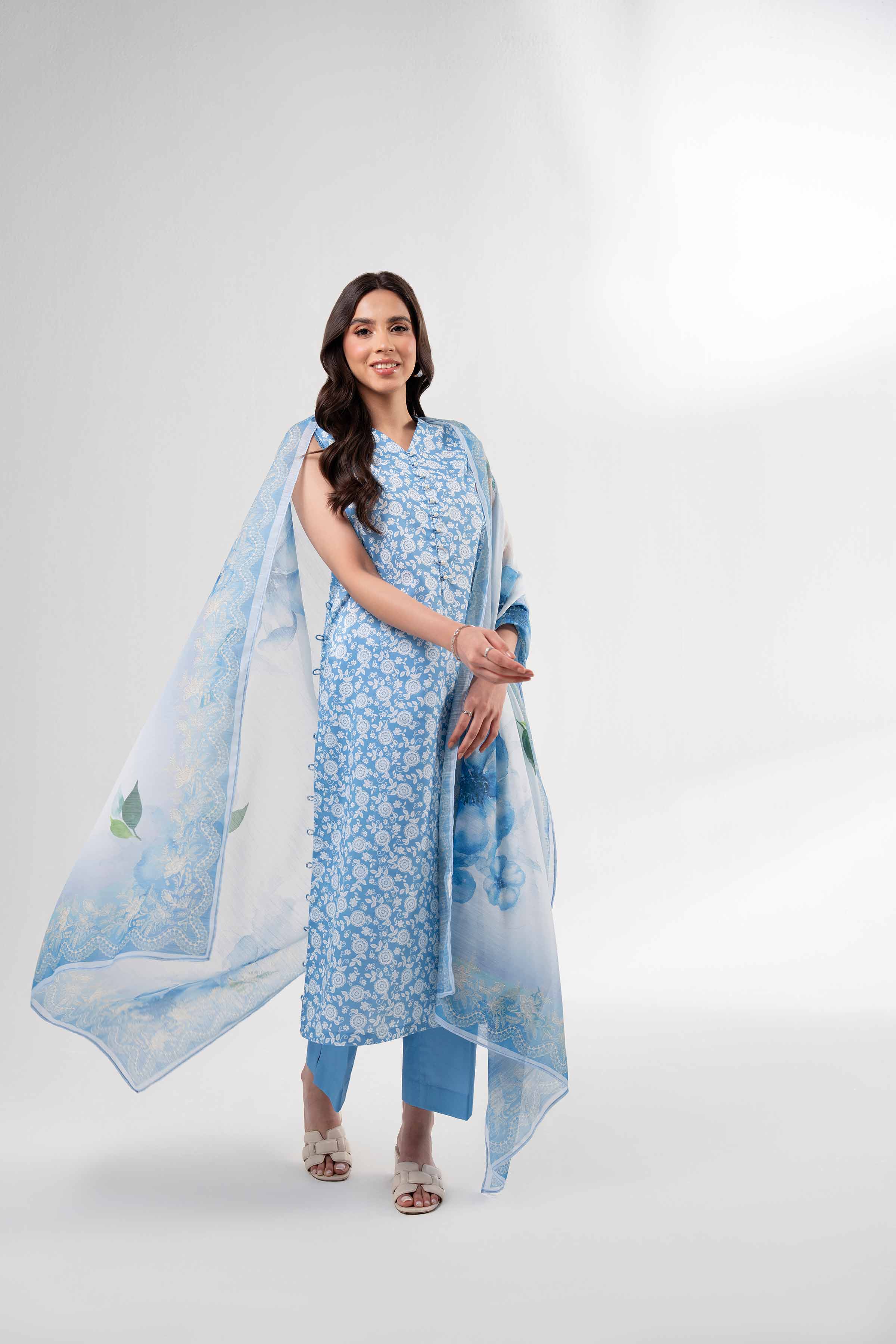3 Piece - Digital Printed Suit - 42502144 for Women - Unstitched Collection | Nishat | Shop Online