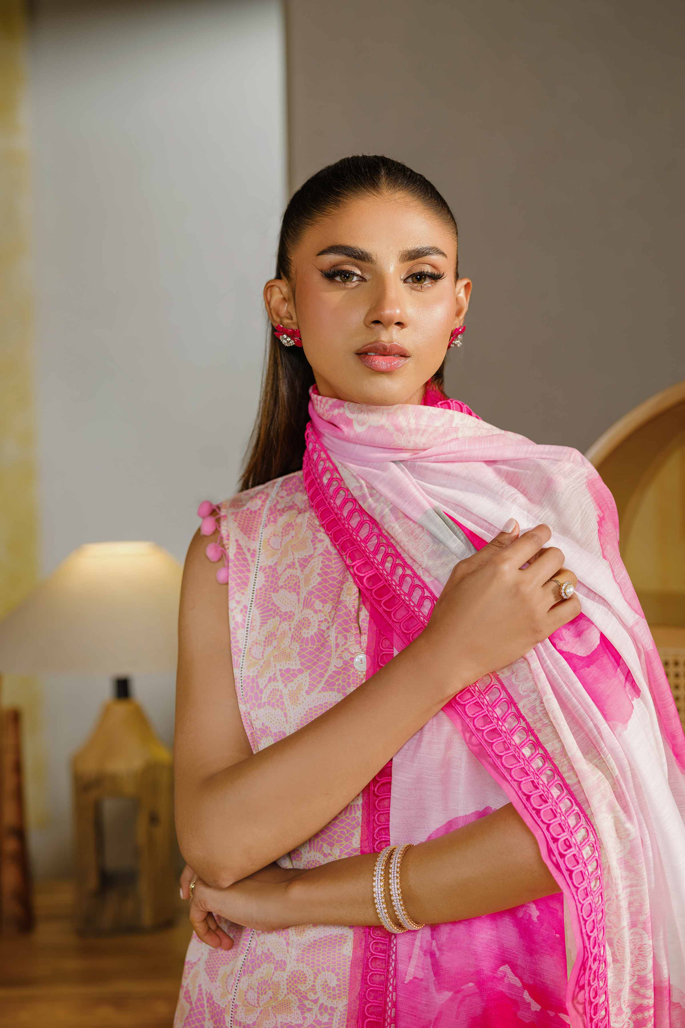 3 Piece - Digital Printed Suit - 42502145