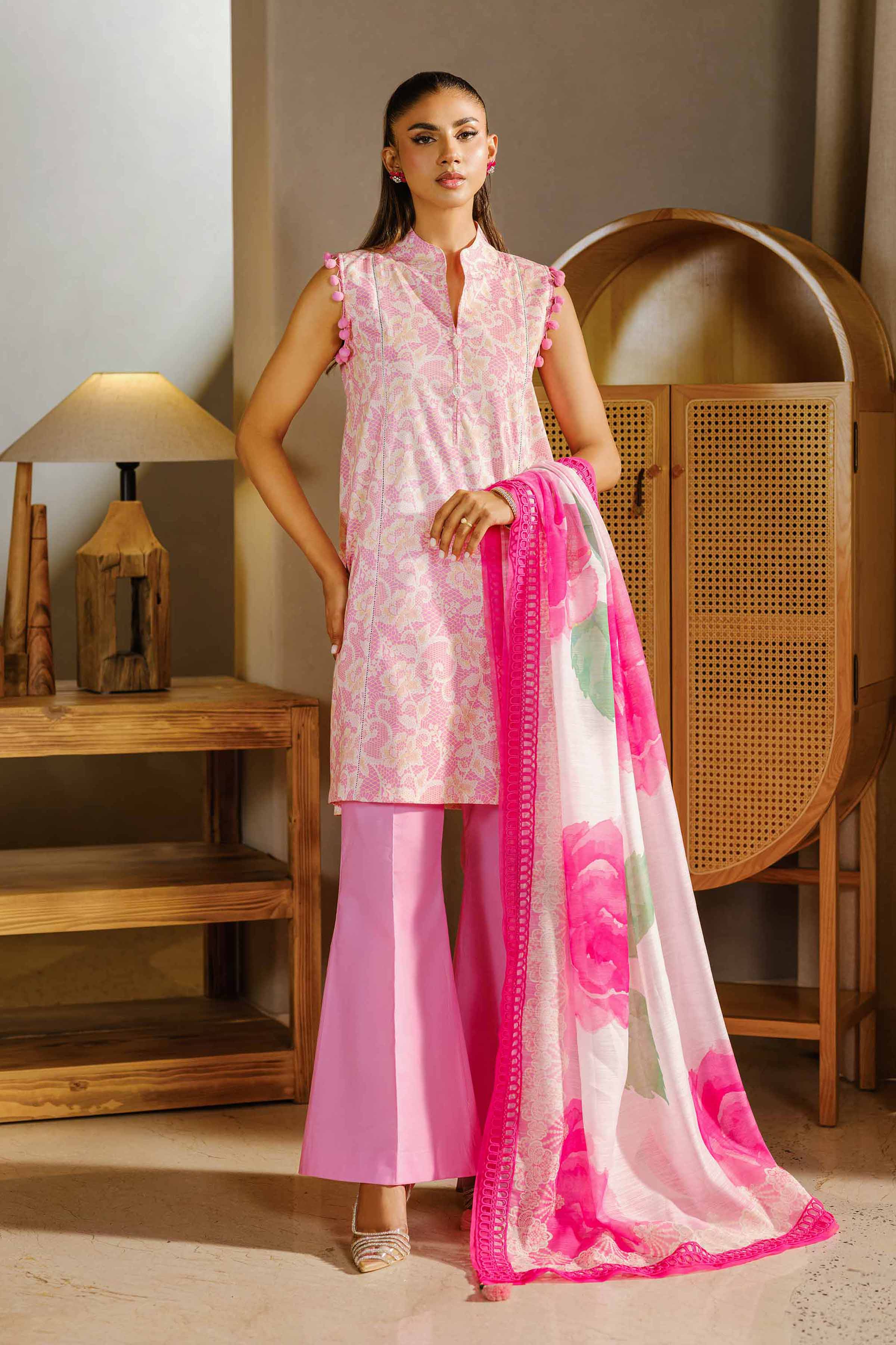 3 Piece - Digital Printed Suit - 42502145