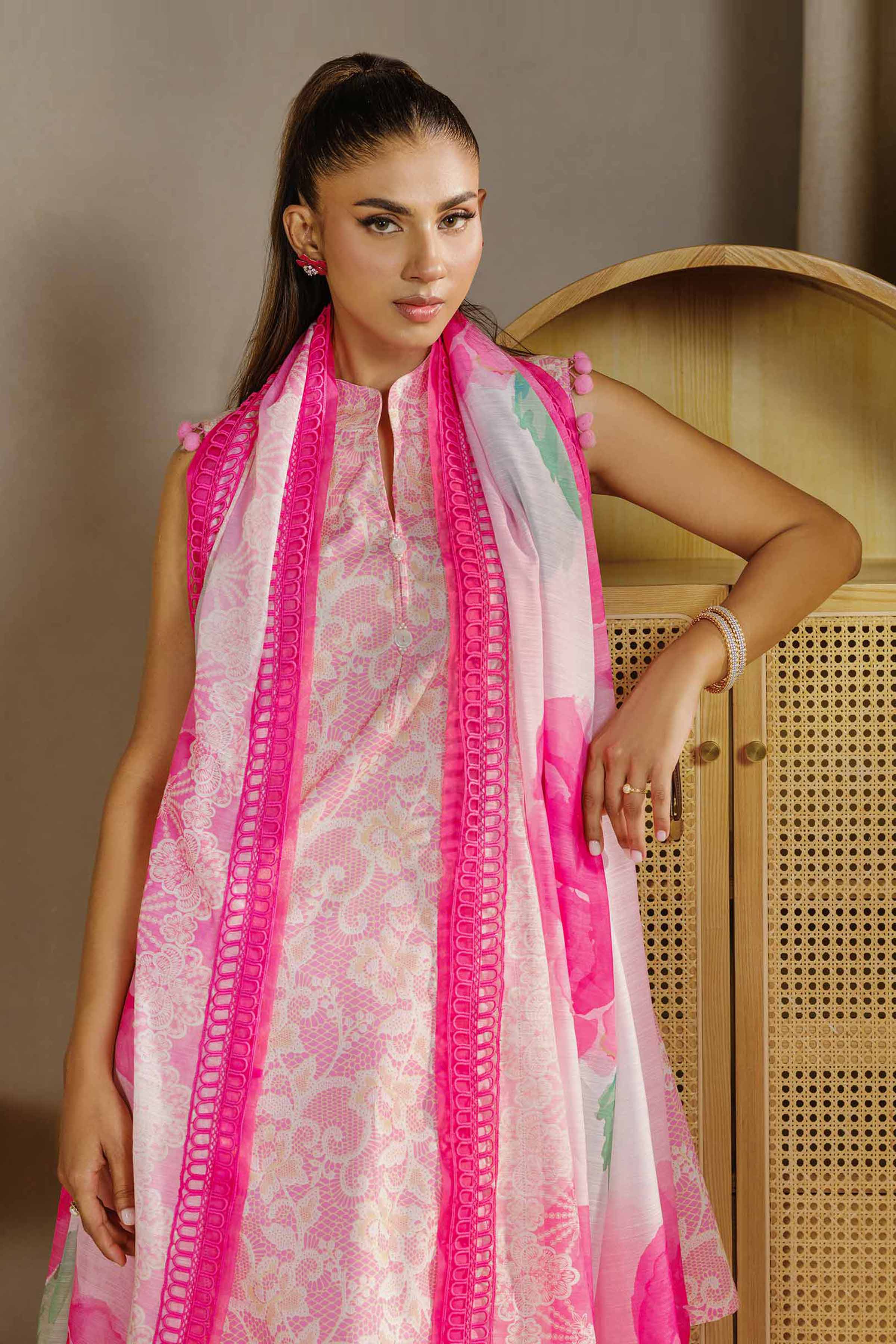 3 Piece - Digital Printed Suit - 42502145