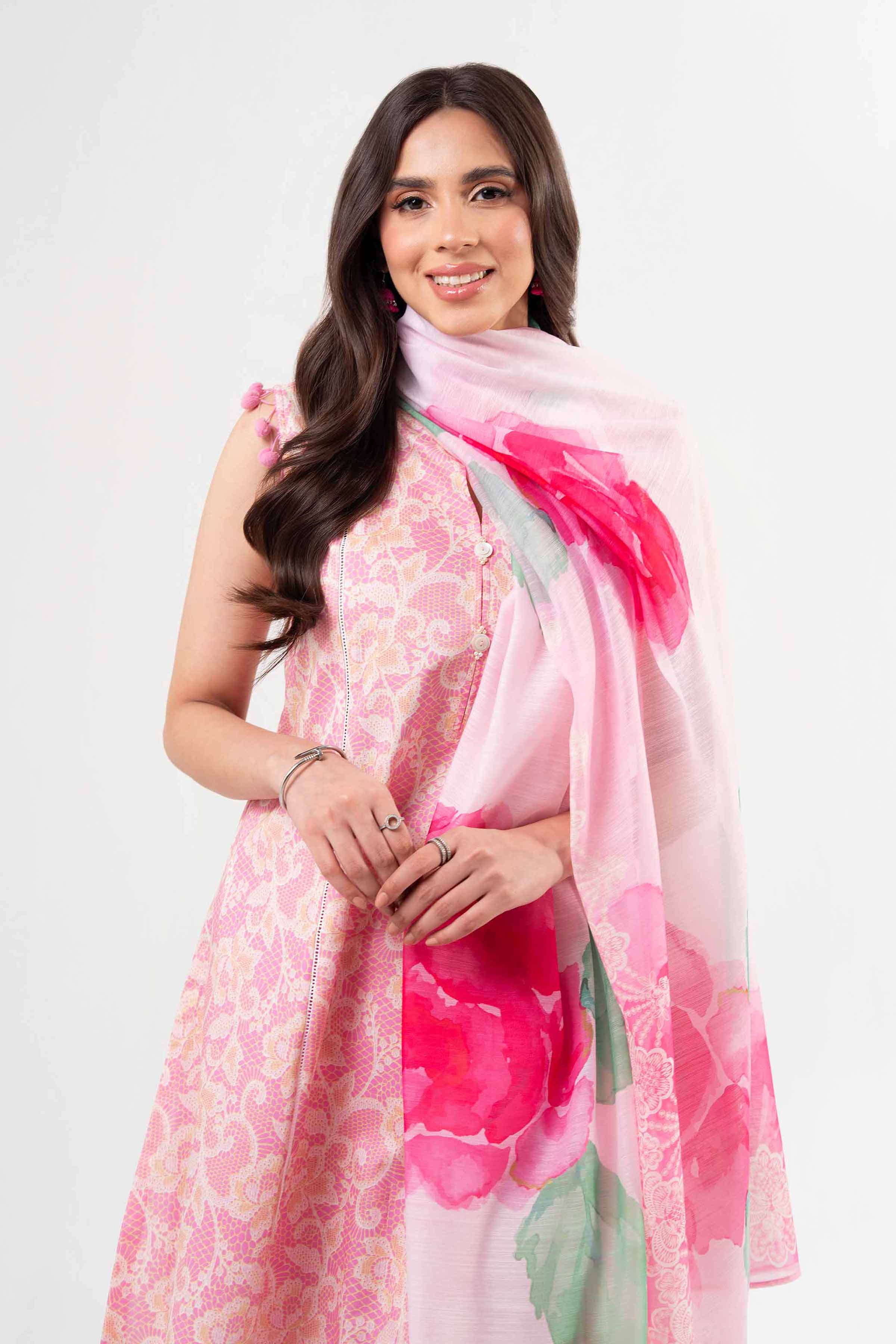 3 Piece - Digital Printed Suit - 42502145 for Women - Unstitched Collection | Nishat | Shop Online
