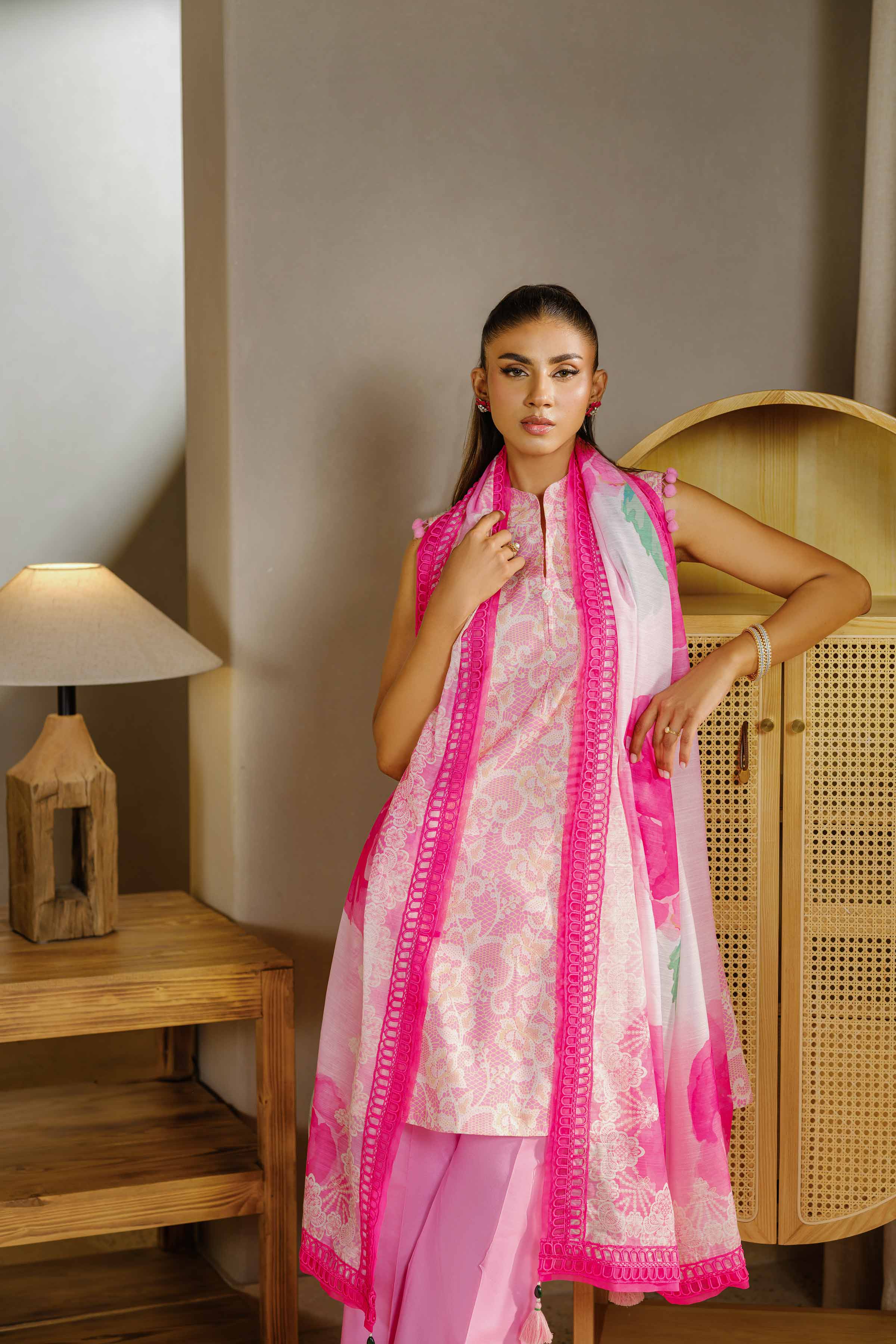 3 Piece - Digital Printed Suit - 42502145