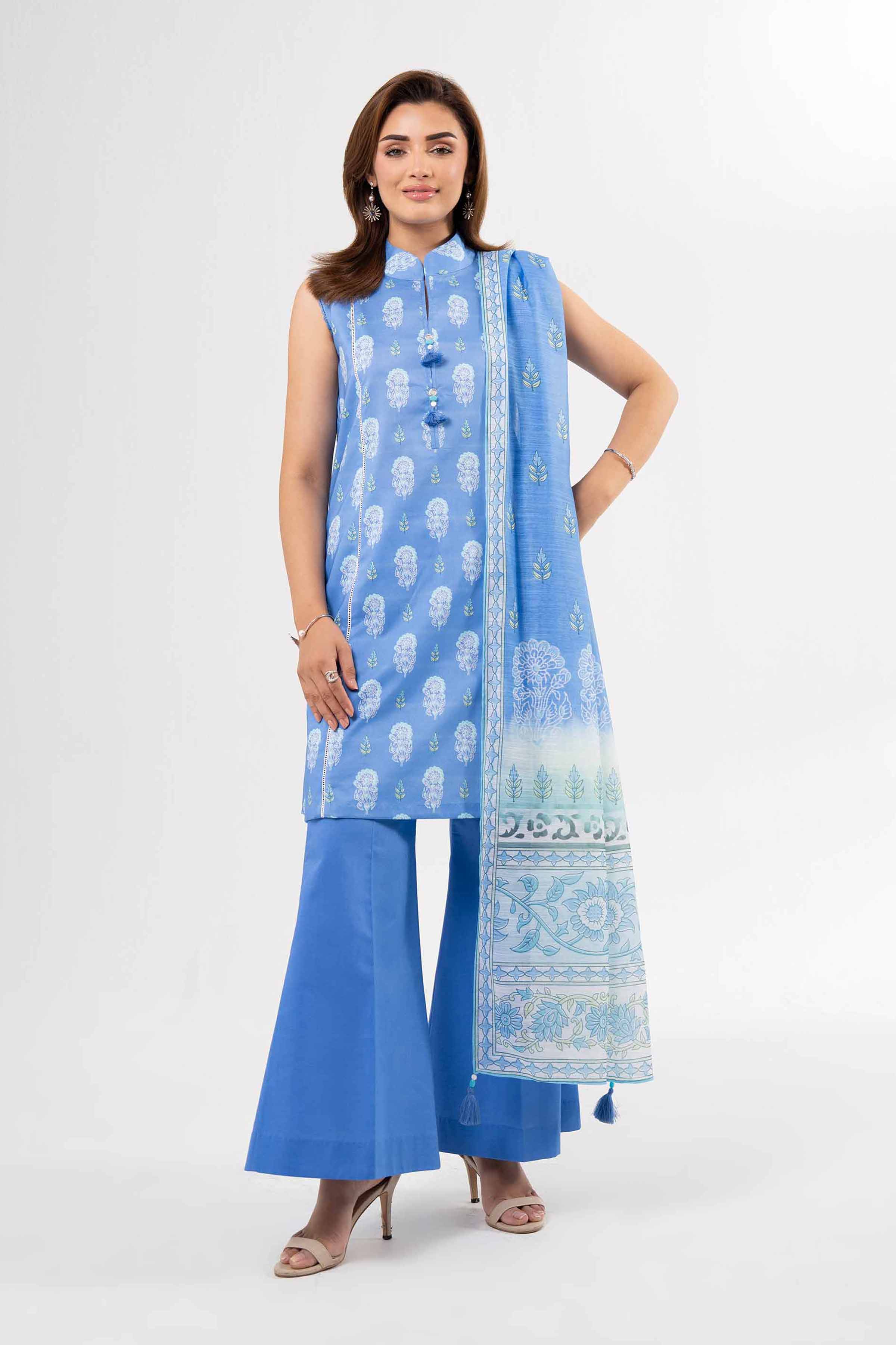 3 Piece - Digital Printed Suit - 42502150 for Women - Unstitched Collection | Nishat | Shop Online