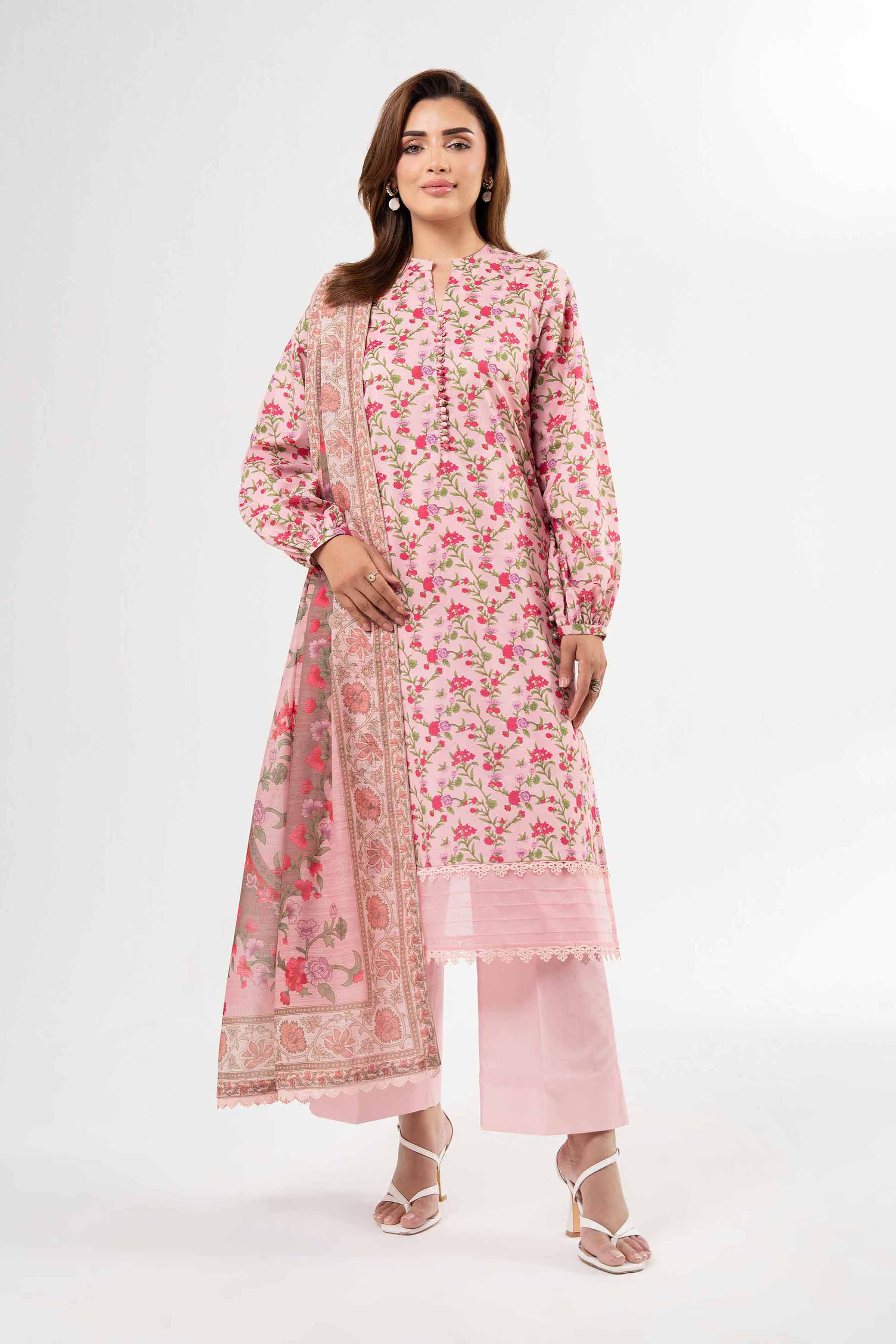 3 Piece - Digital Printed Suit - 42502151 for Women - Unstitched Collection | Nishat | Shop Online
