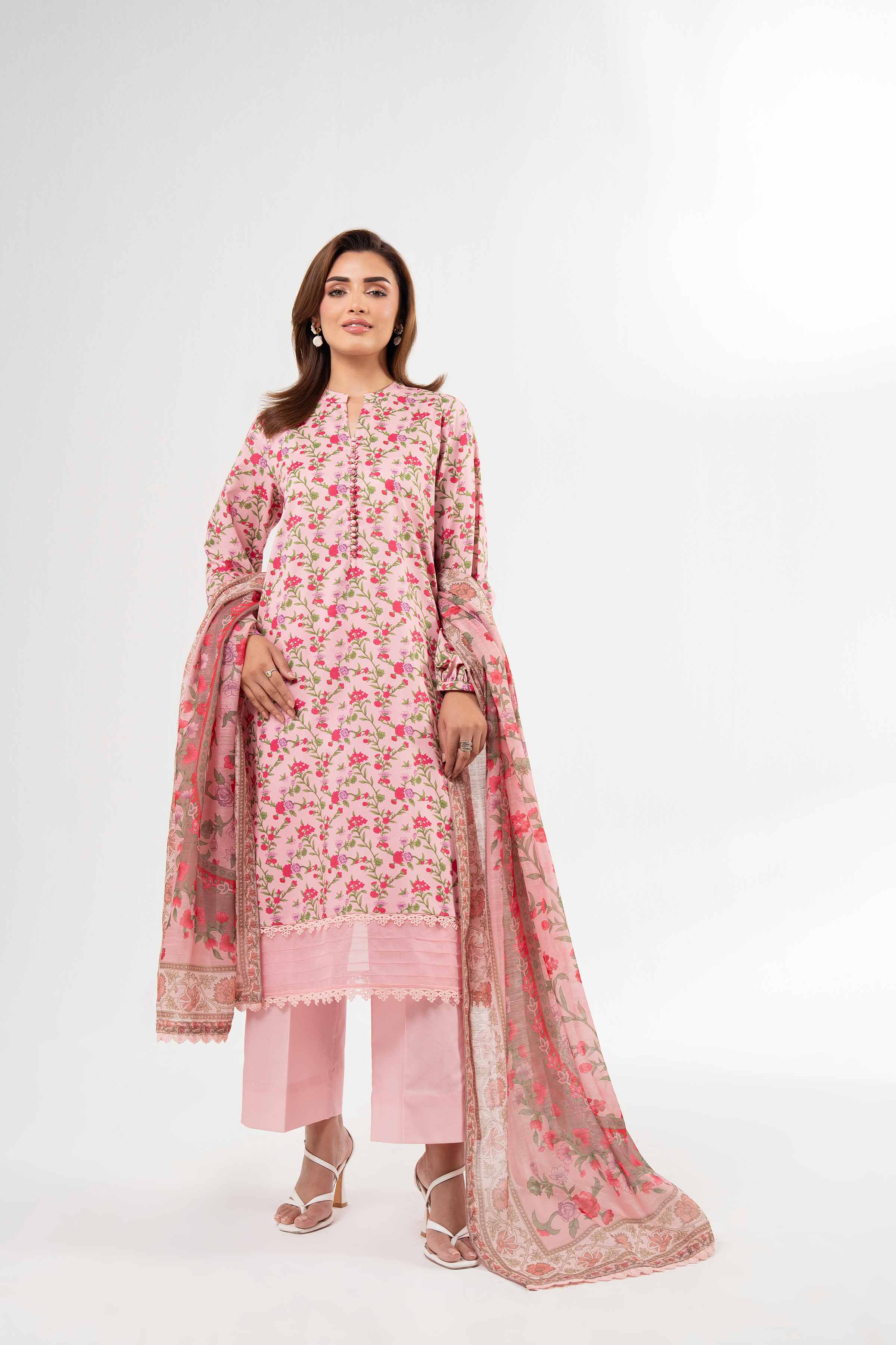 3 Piece - Digital Printed Suit - 42502151 for Women - Unstitched Collection | Nishat | Shop Online