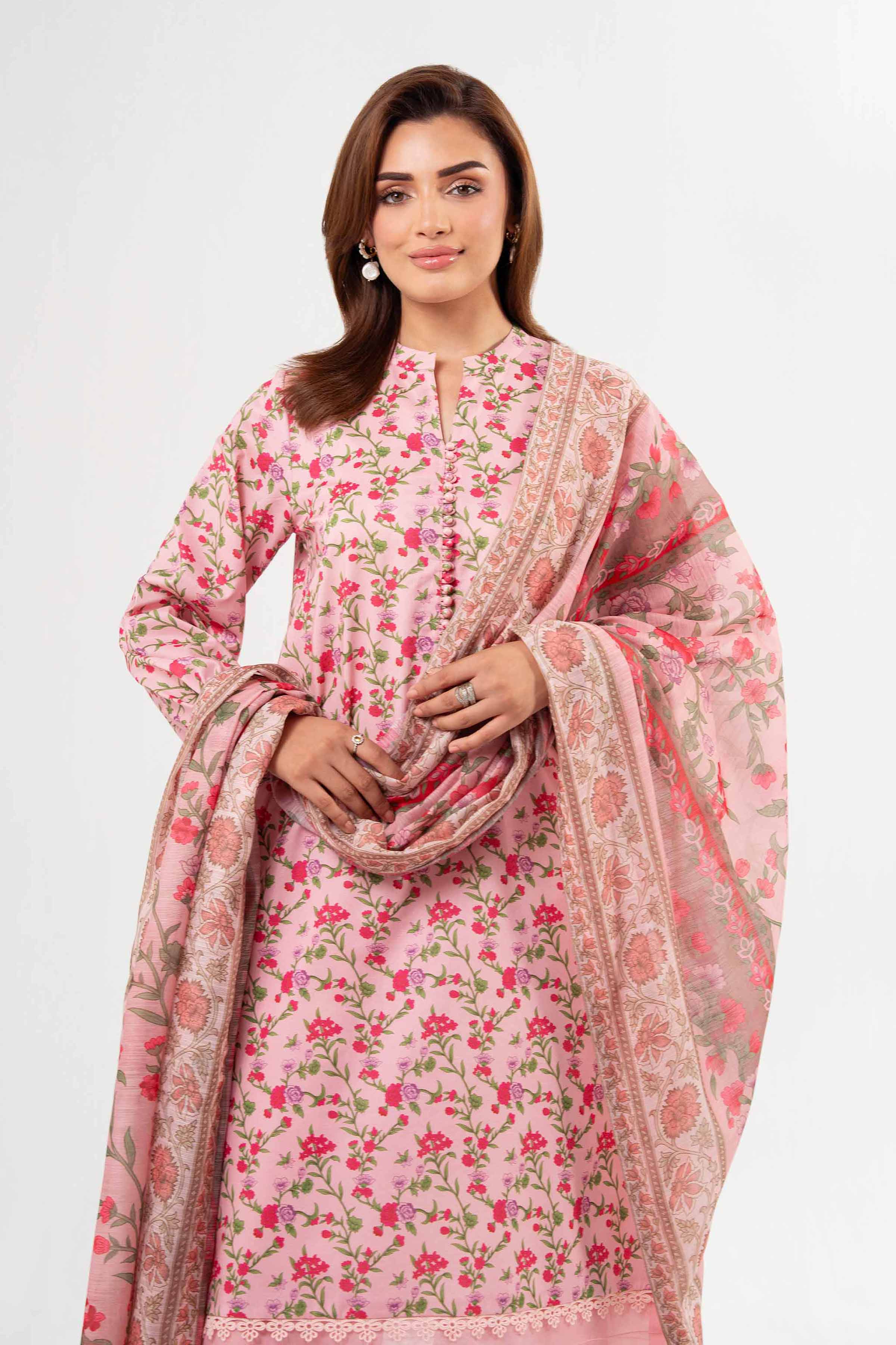 3 Piece - Digital Printed Suit - 42502151 for Women - Unstitched Collection | Nishat | Shop Online