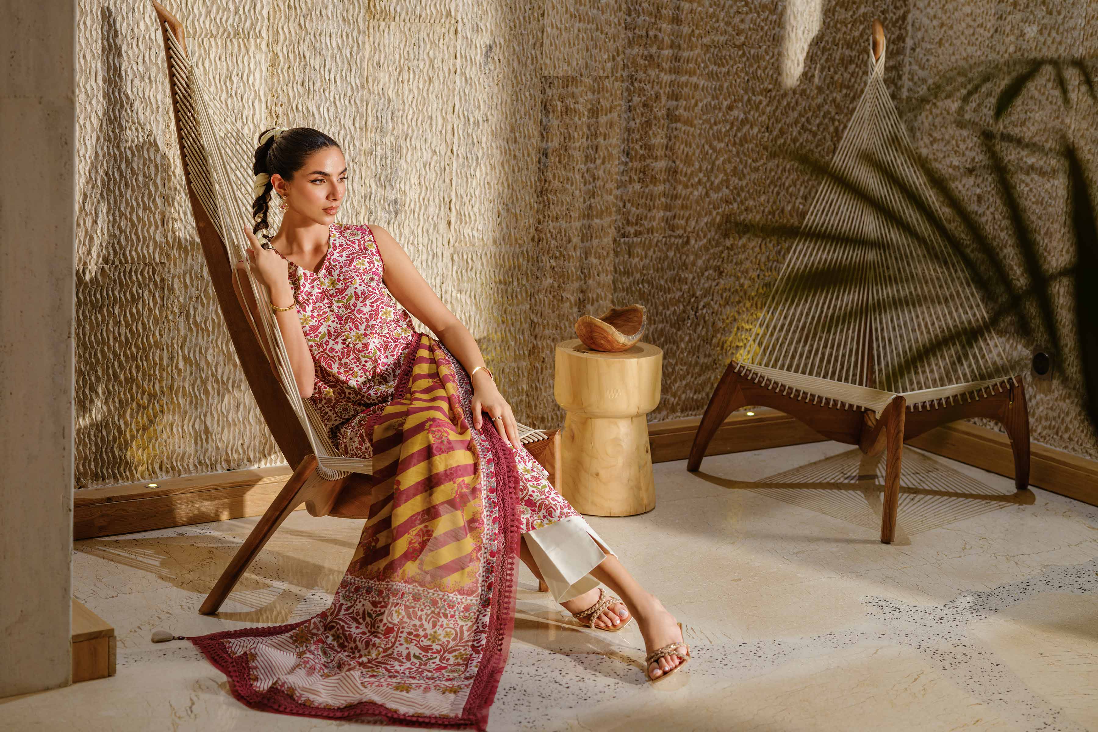 3 Piece - Digital Printed Suit - 42502152