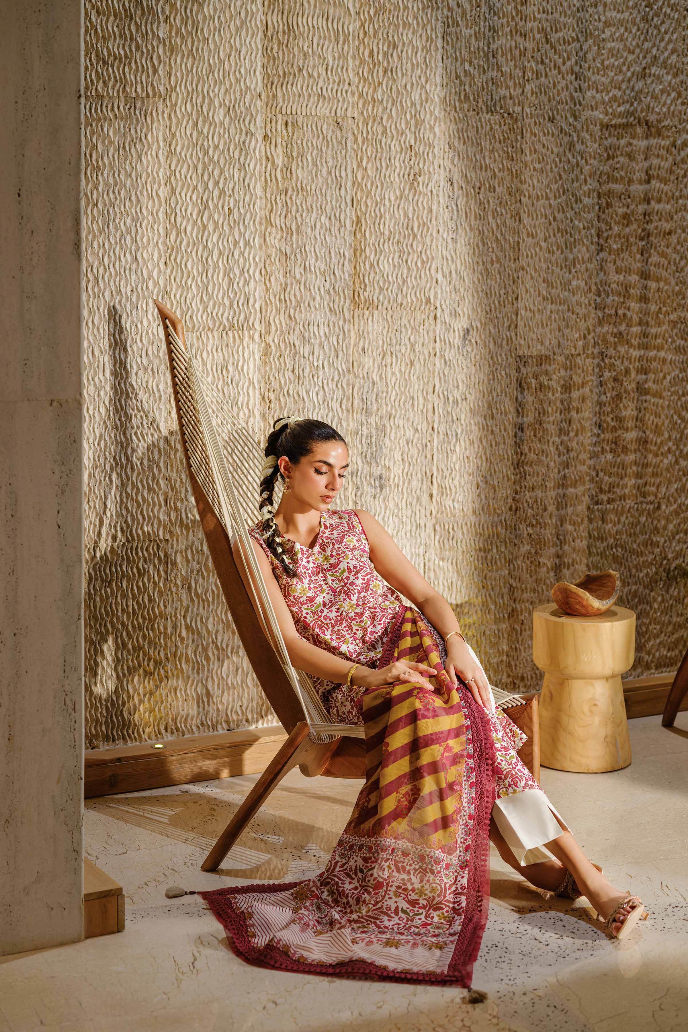 3 Piece - Digital Printed Suit - 42502152