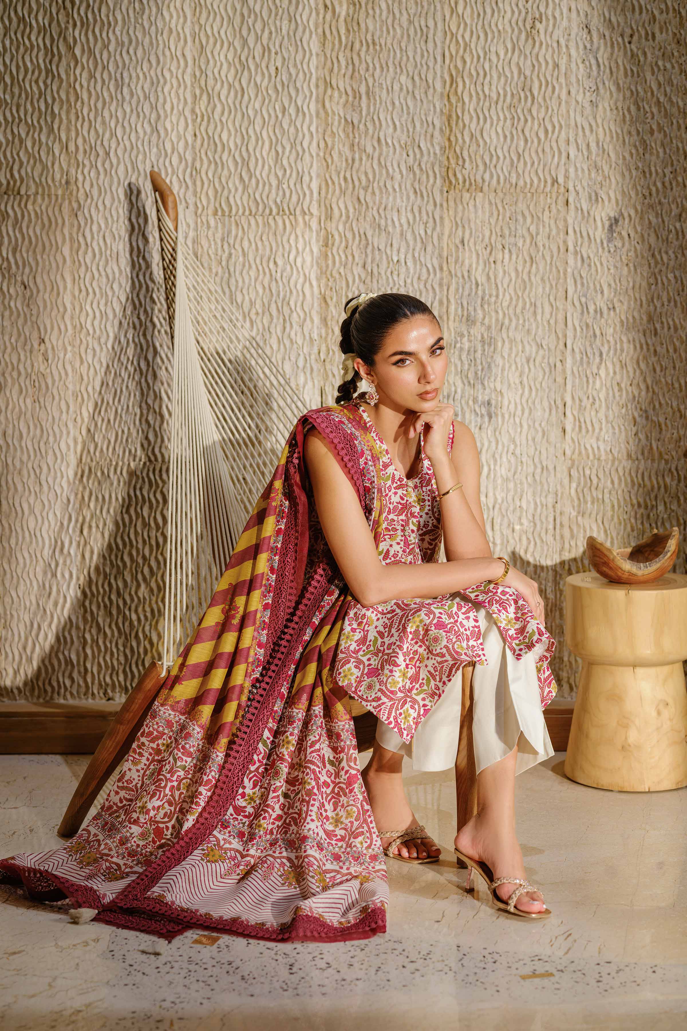 3 Piece - Digital Printed Suit - 42502152