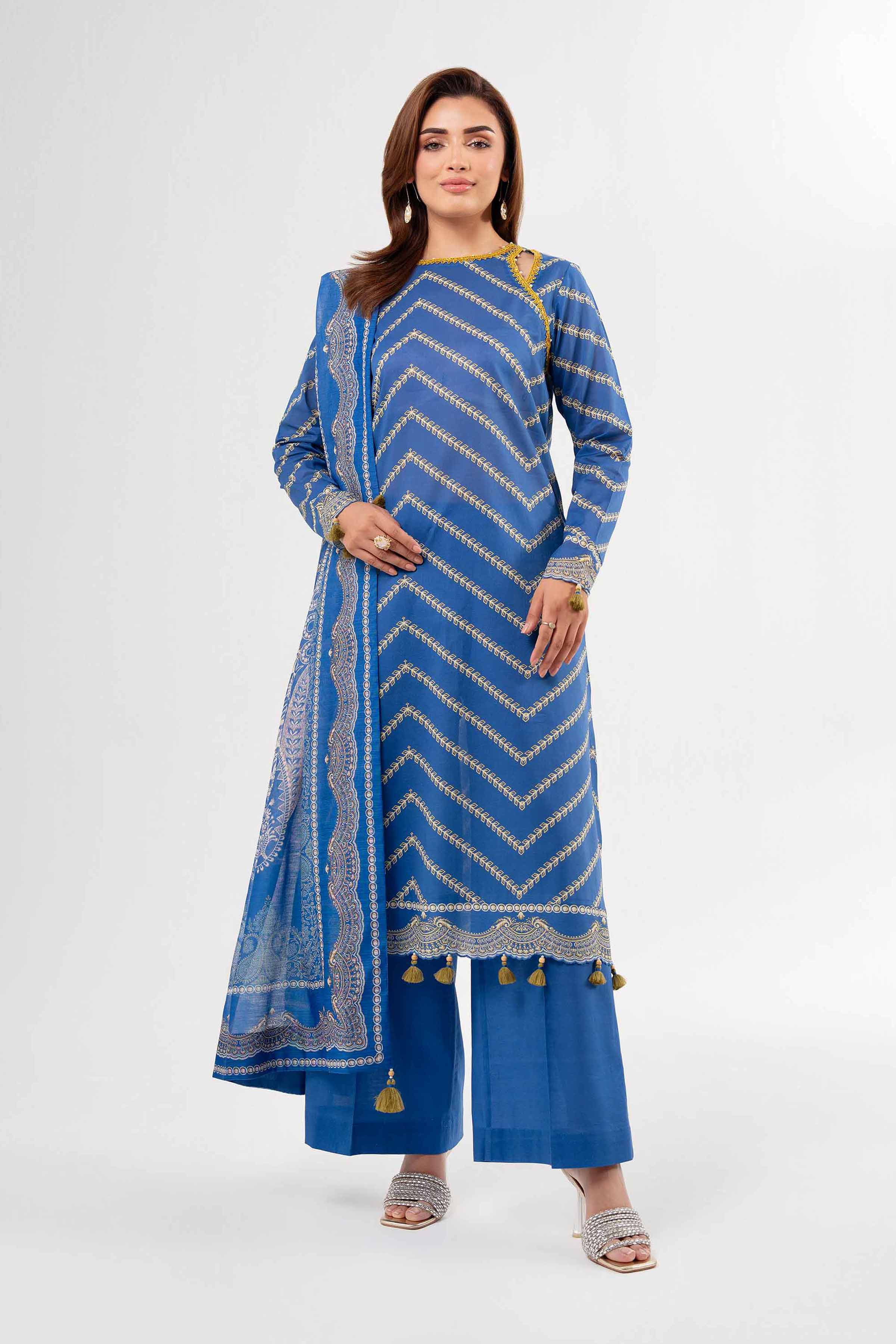3 Piece - Digital Printed Suit - 42502153 for Women - Unstitched Collection | Nishat | Shop Online